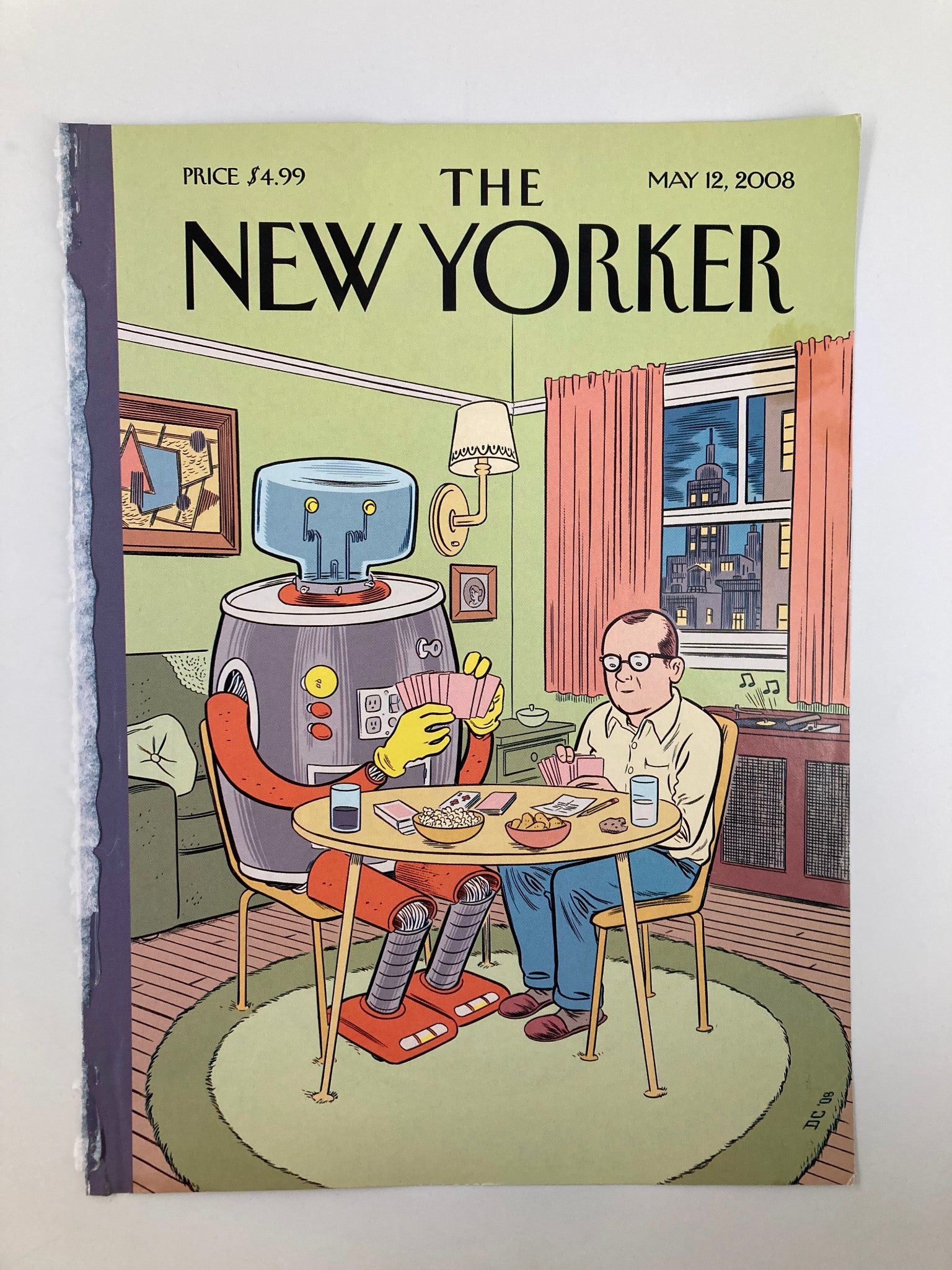 COVER ONLY The New Yorker May 12 2008 Man's Best Friend by Dan Clowes