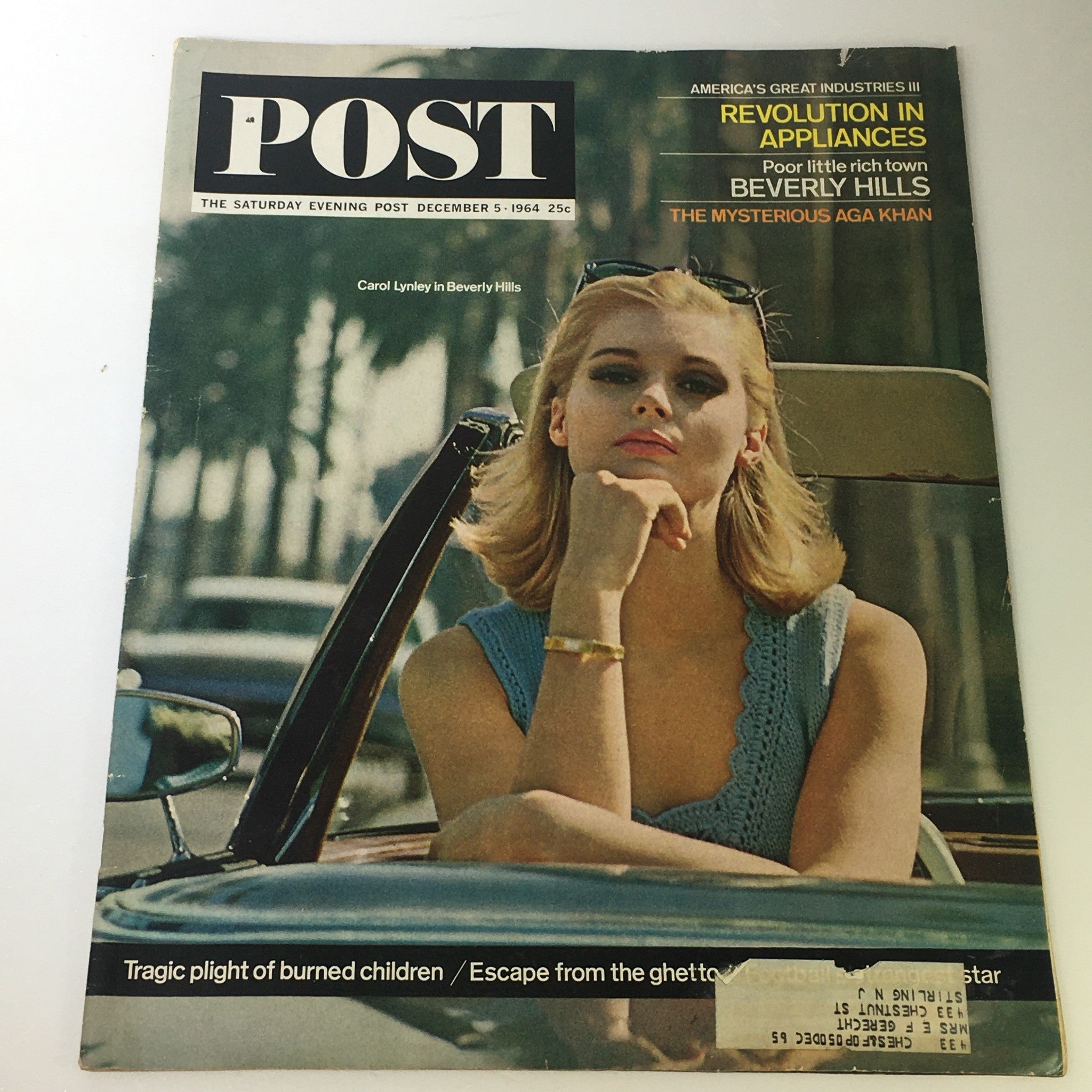 VTG The Saturday Evening Post December 5 1964 - Carol Lynley in Beverly Hills