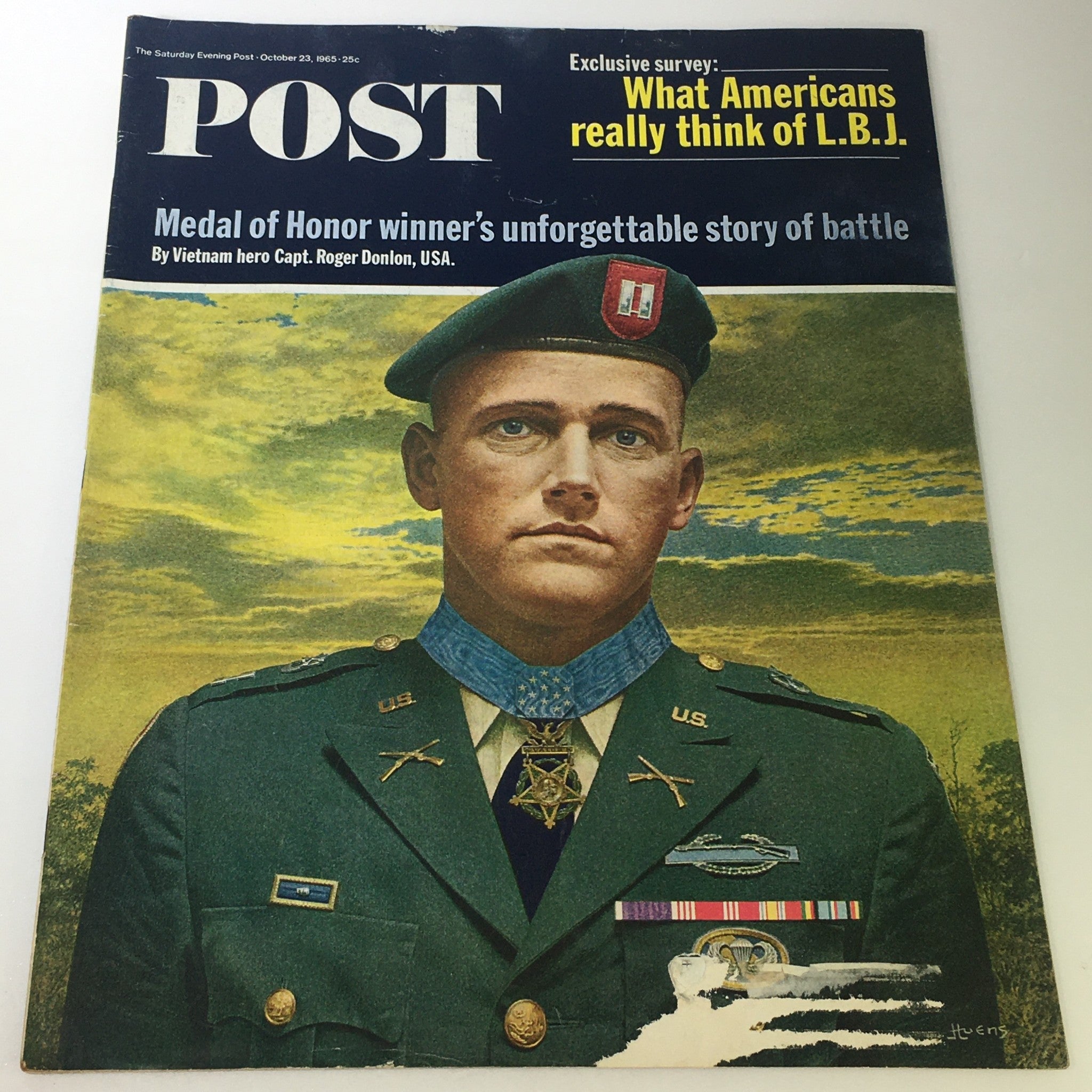 VTG The Saturday Evening Post October 25 1965 - Vietnam Hero Capt. Roger Donlon