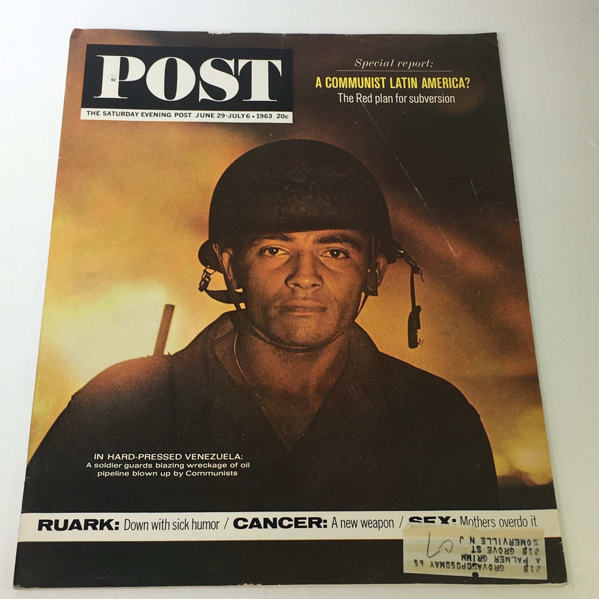 VTG The Saturday Evening Post June 29-July 6 1963 - In Hard-Pressed Venezuela