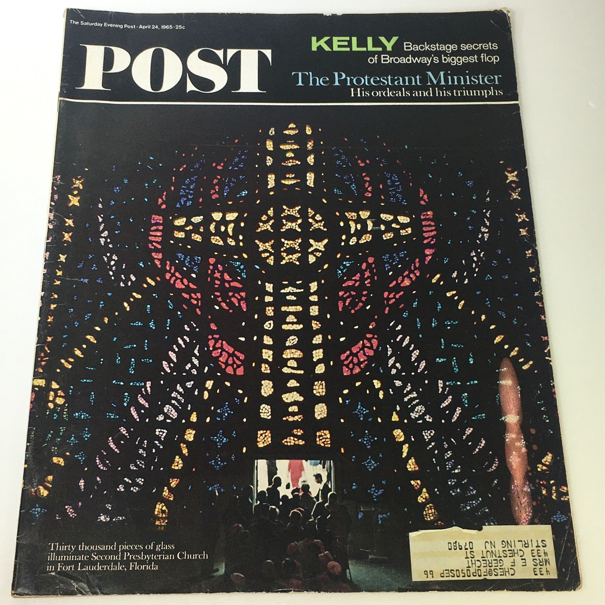 VTG The Saturday Evening Post April 24 1965 - Kelly Backstage Secrets Broadway