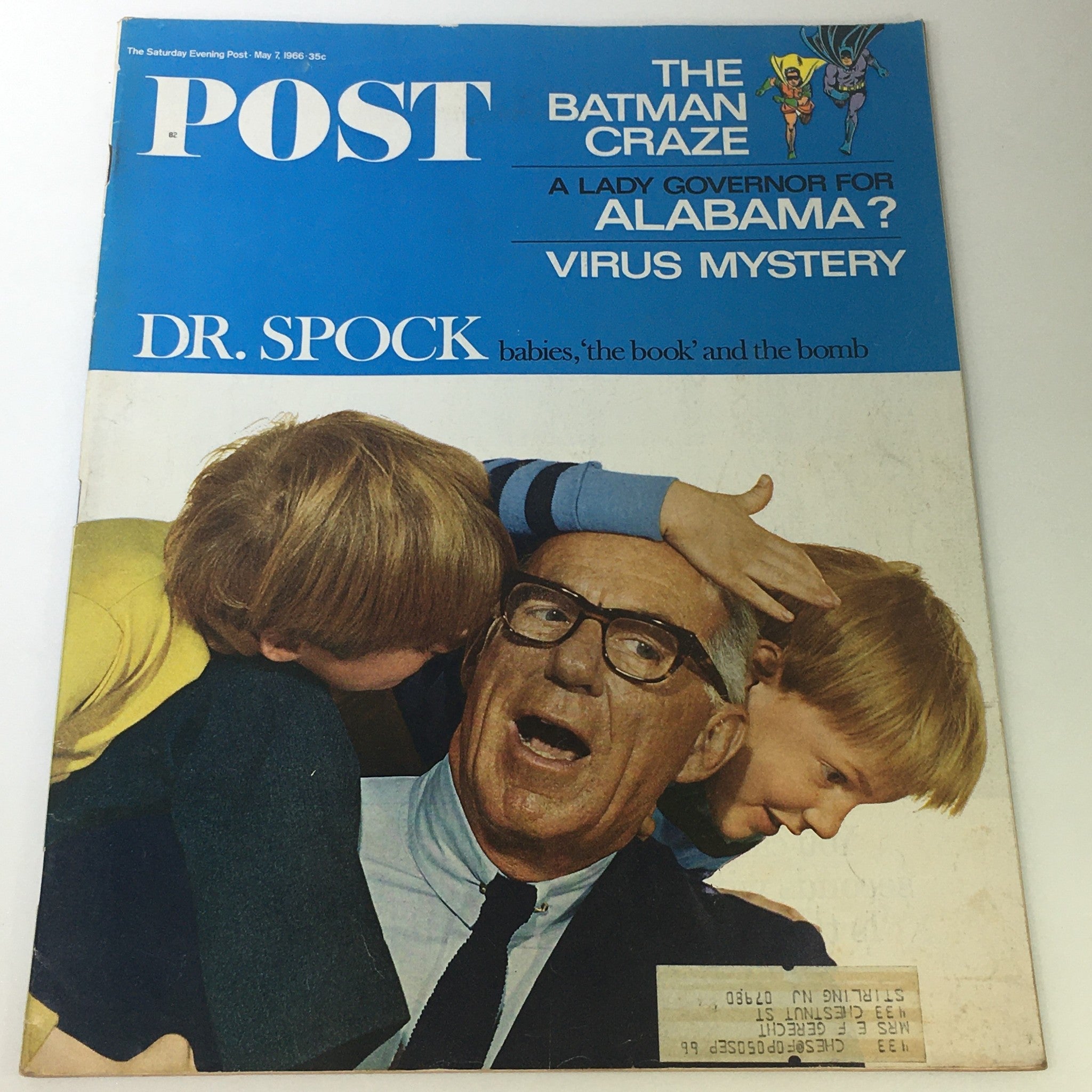 VTG The Saturday Evening Post May 7 1966 - Dr. Benjamin Spock Babies & The Bomb