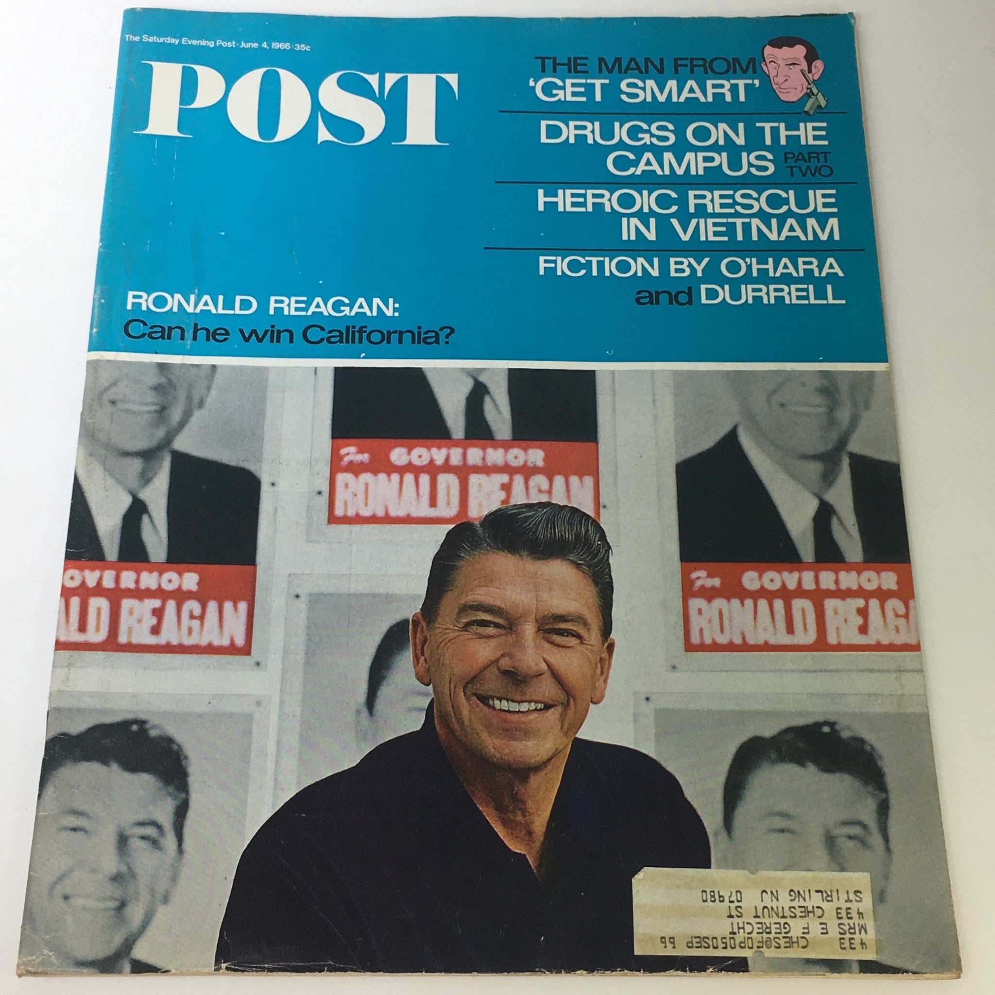 VTG The Saturday Evening Post June 4 1966 - Can Ronald Reagan Win California?