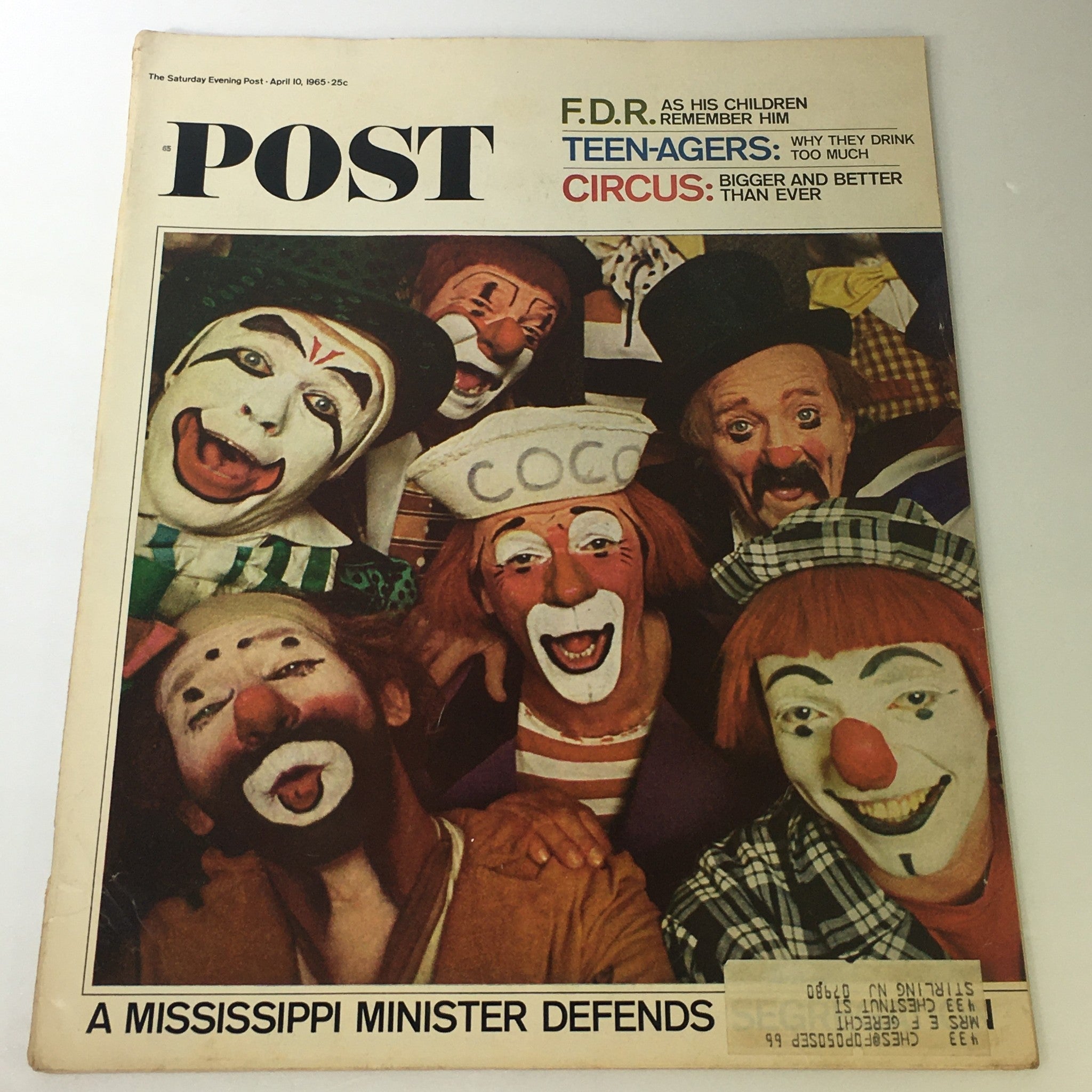 VTG The Saturday Evening Post April 10 1965 - A Mississippi Minister Defends