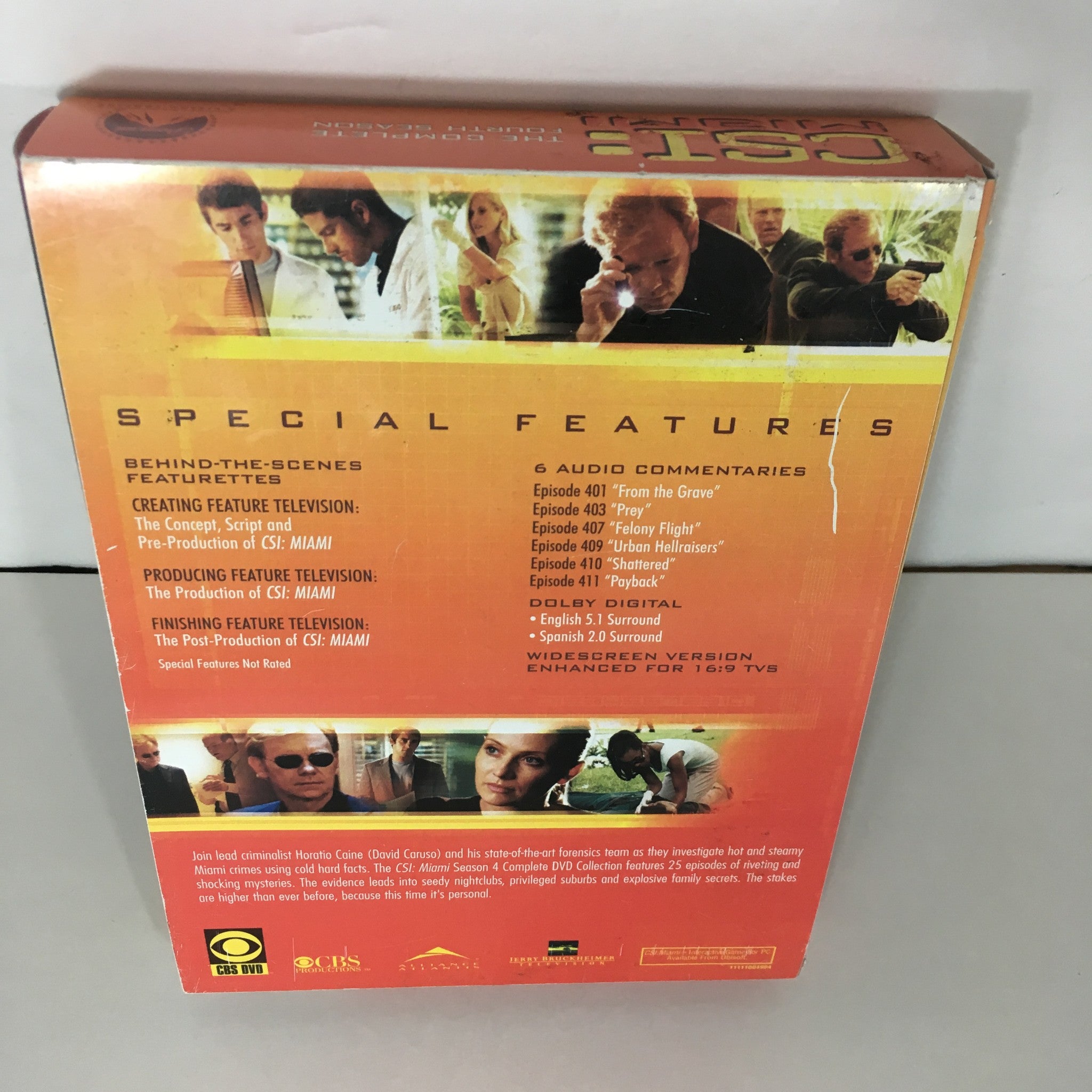 CSI: Miami Season 4 (2002) - Missing Disc 1 DVD