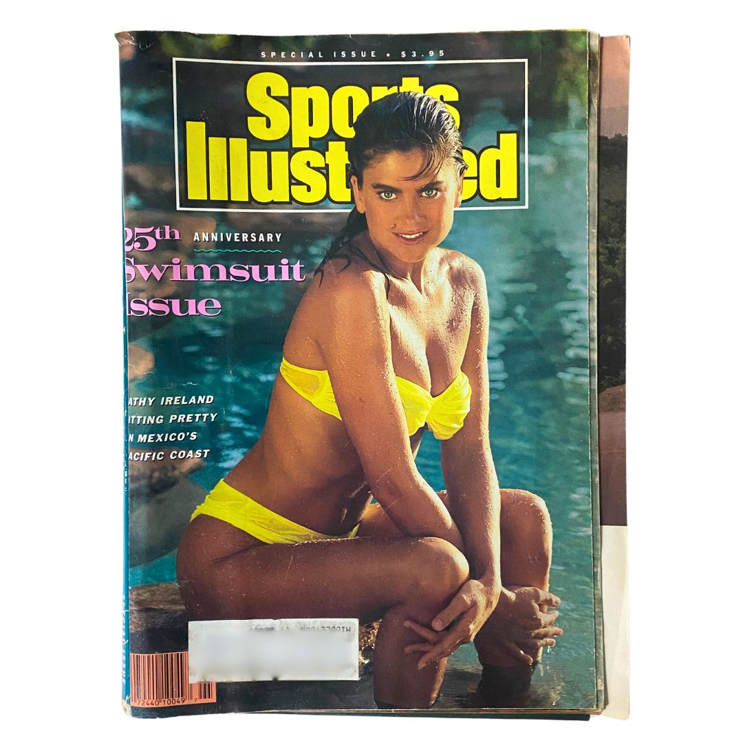 VTG Sports Illustrated Magazine 1989 Kathy Ireland Swimsuit Issue GD Interior