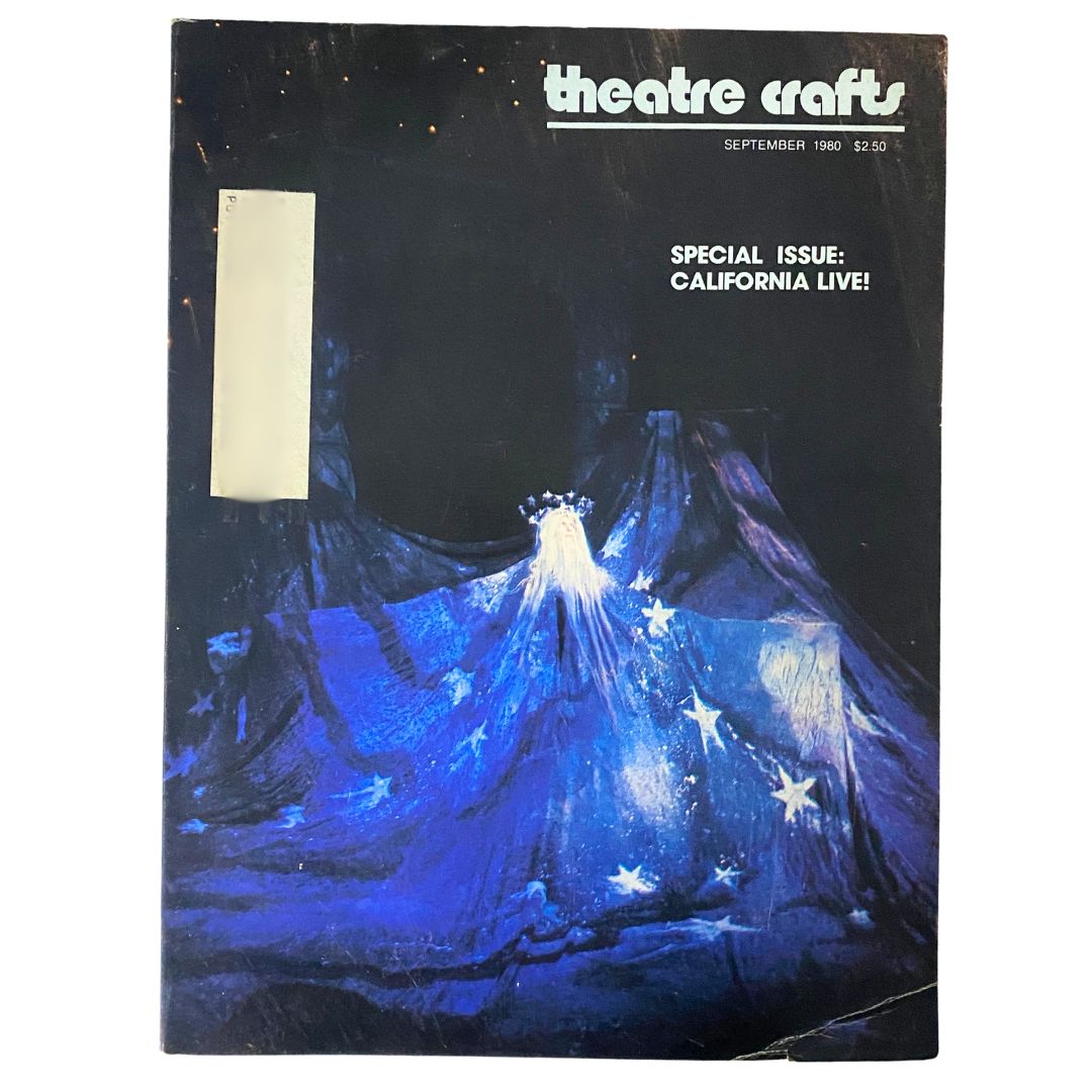 VTG Theatre Crafts Magazine September 1980 The Winter's Tale at PCPA Theatrefest