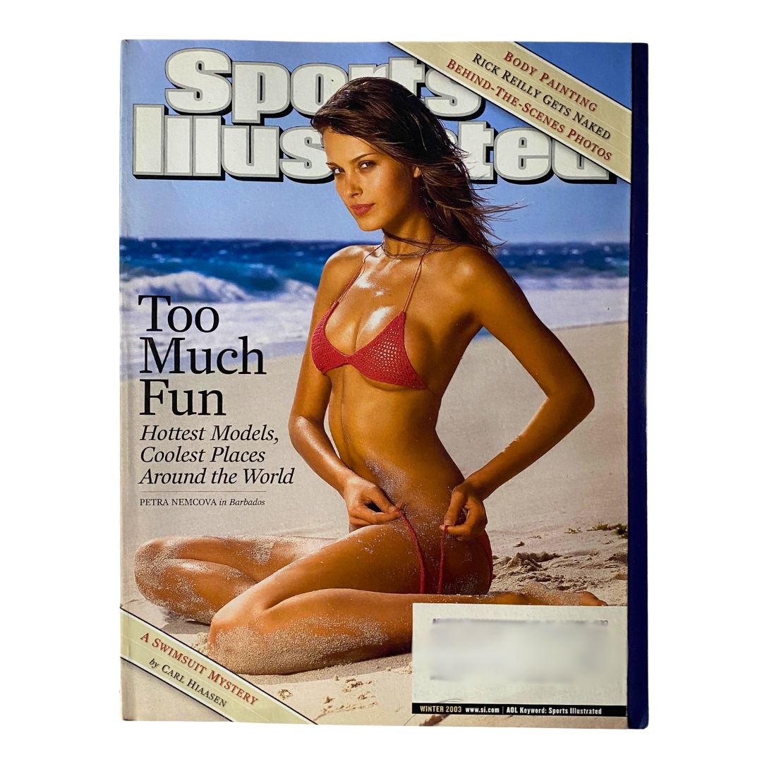 Sports Illustrated Magazine Winter 2003 Petra Nemcova in Barbados