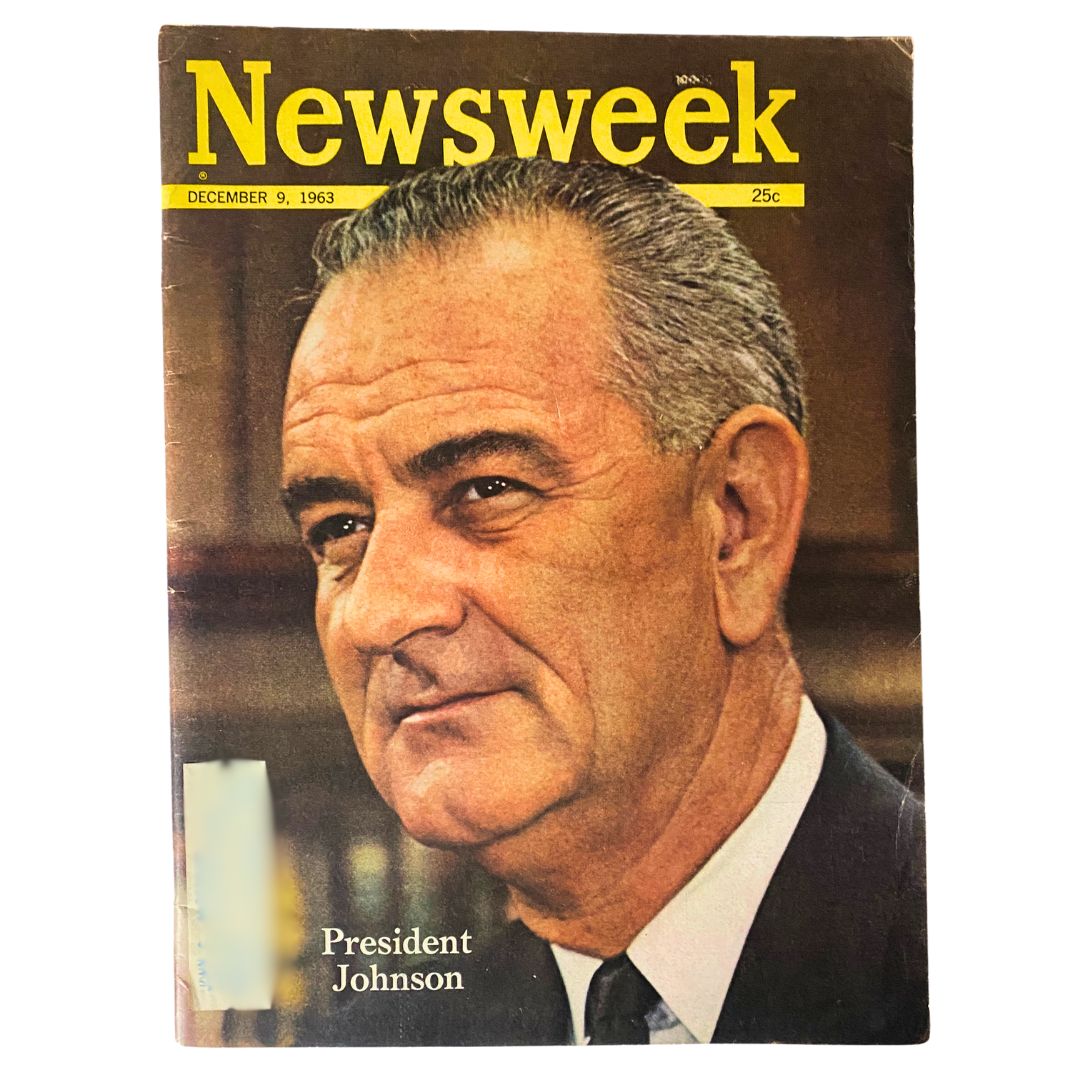 VTG Newsweek Magazine December 9 1963 President Lyndon B. Johnson