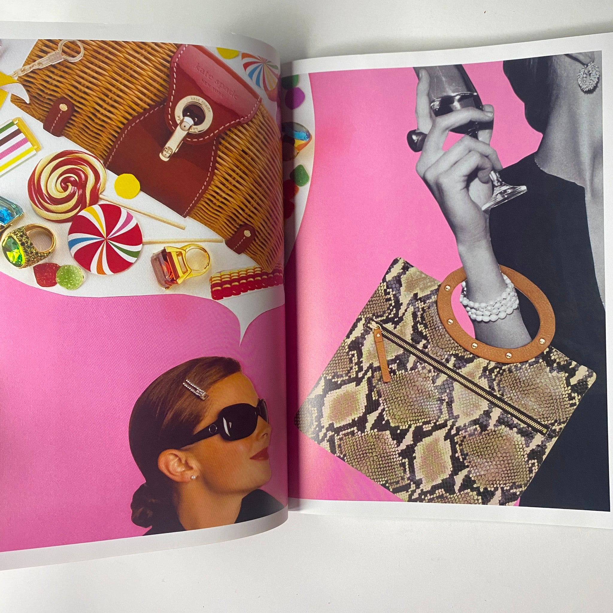 Vogue Magazine December 2006 features a vibrant layout displaying luxurious accessories and a fashionable model, emphasizing modern style and seasonal trends.