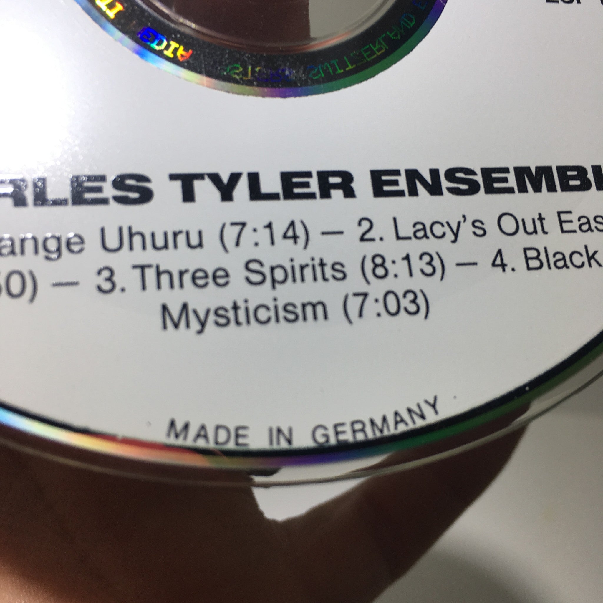 Charles Tyler Ensemble Audio CD | No Case