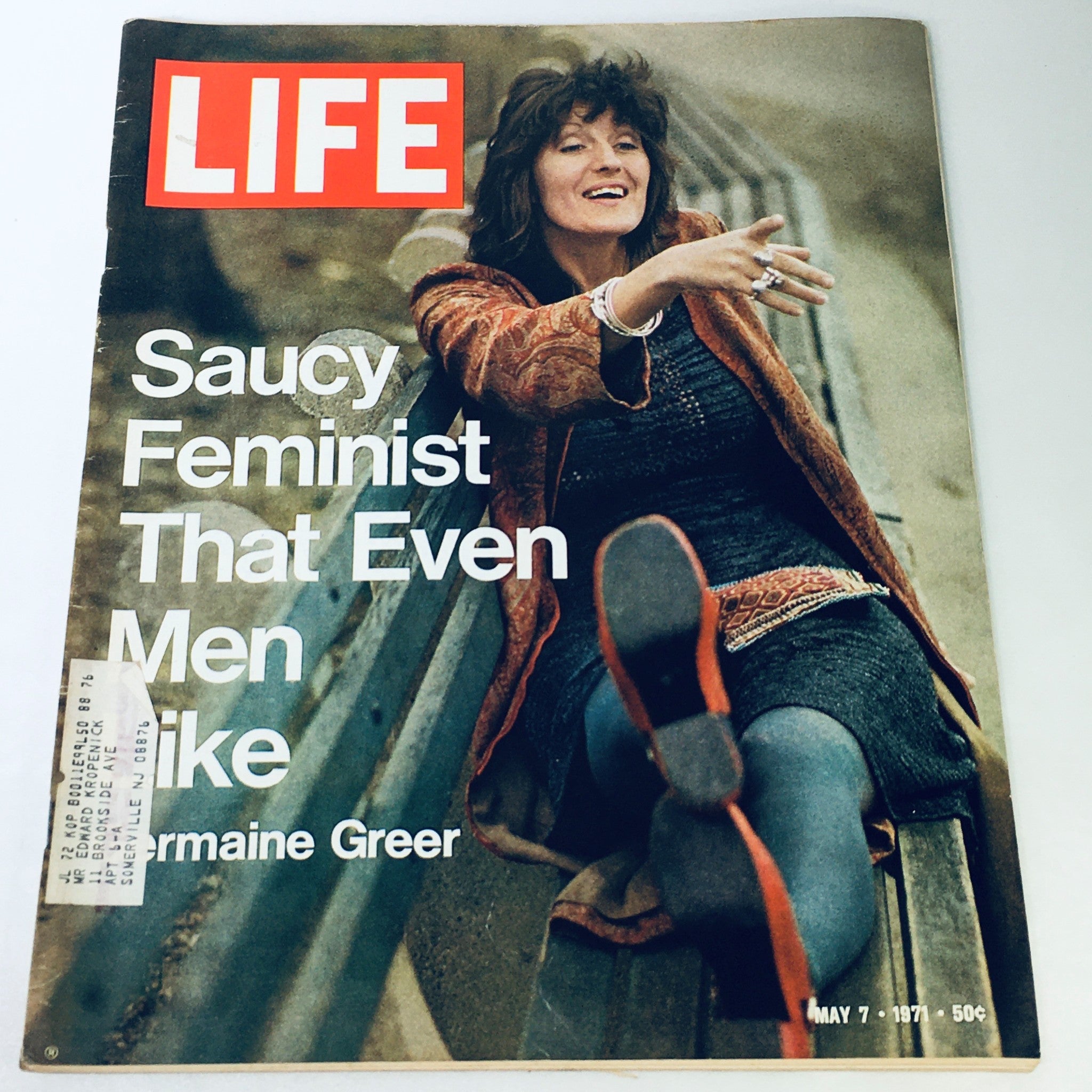 VTG Life Magazine May 7 1971 - Germaine Greer A Saucy Feminist Even Men Like