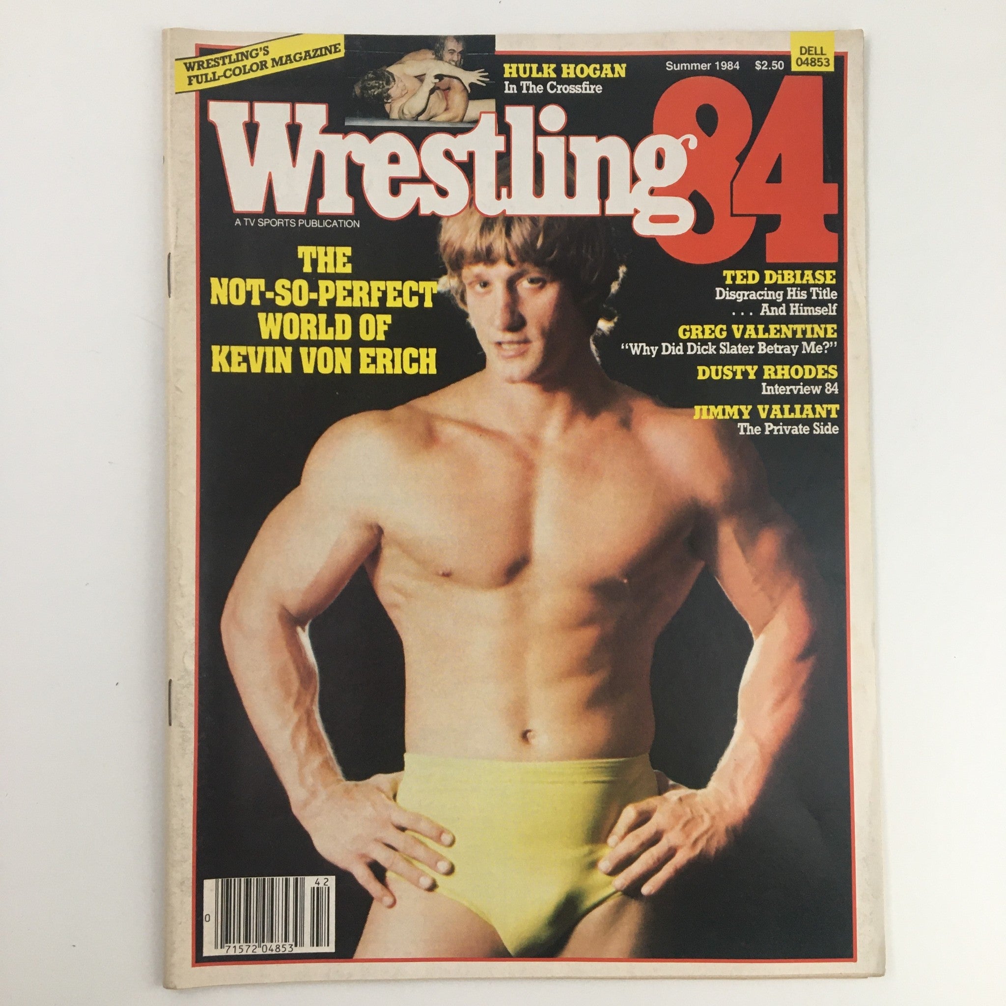 Wrestling Magazine Summer 1984 Hulk Hogan, Ted DiBiase and Kevin Von Erich