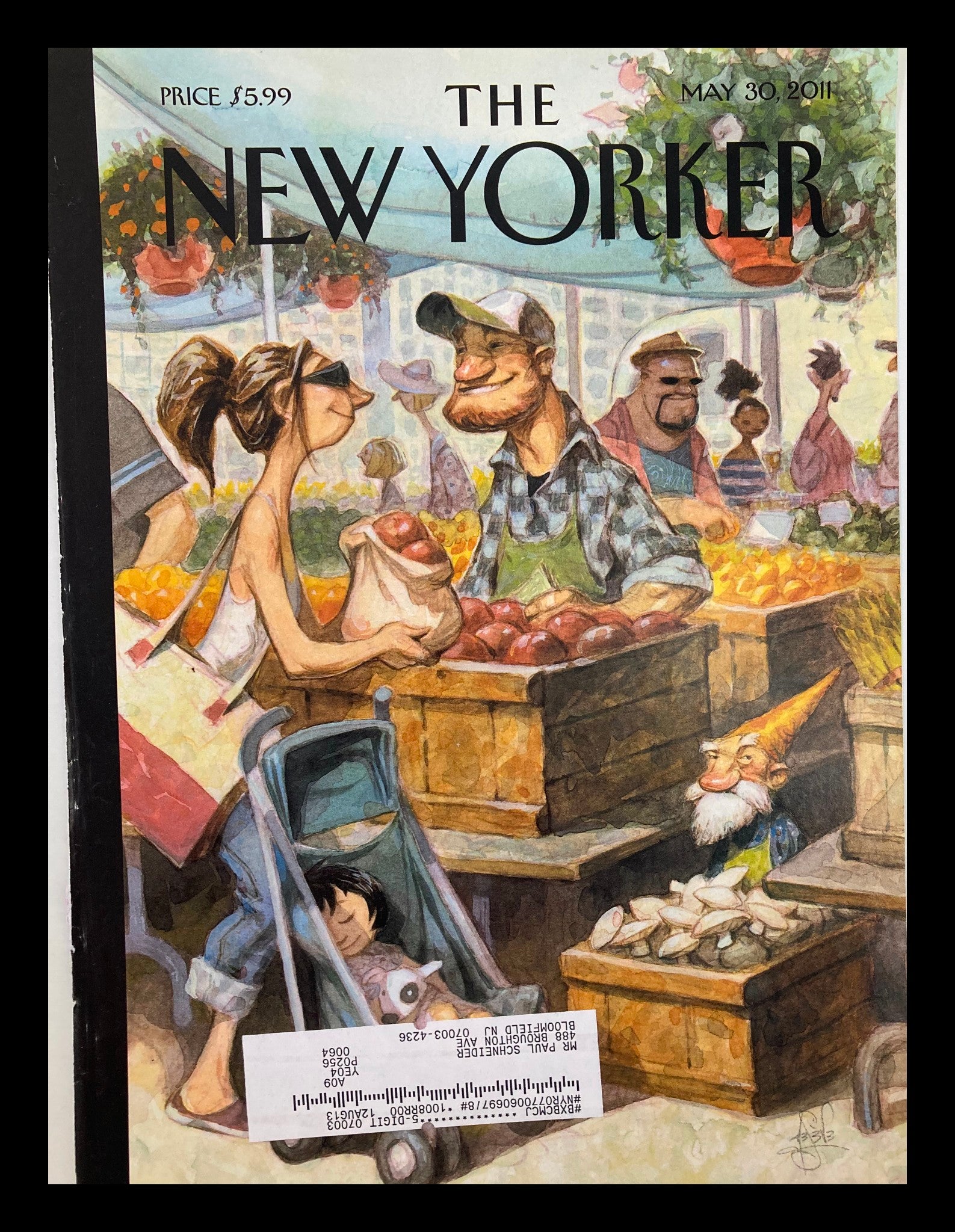 COVER ONLY The New Yorker May 30 2011 Small Growers by Peter de Seve