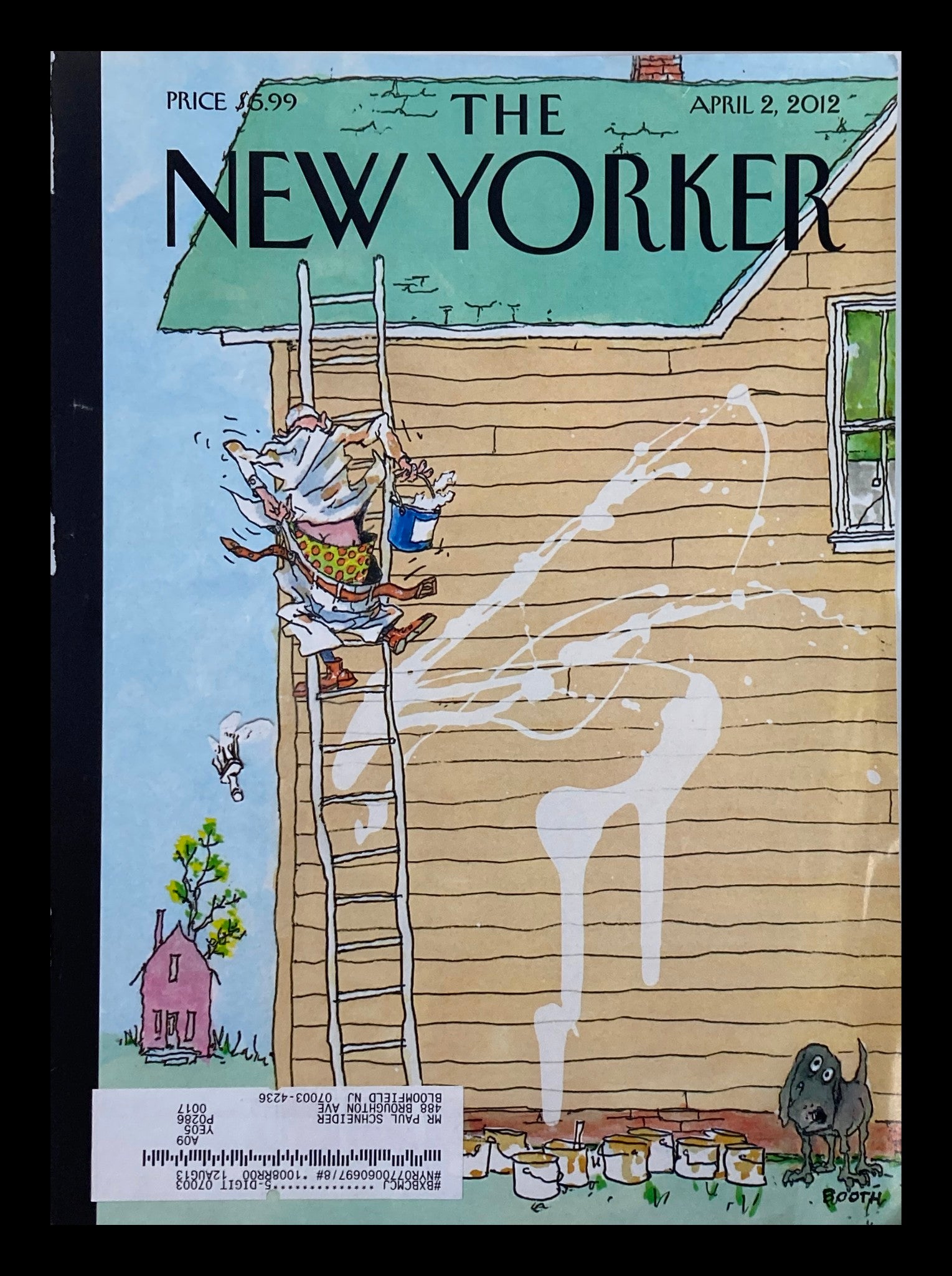 COVER ONLY The New Yorker April 2 2012 Rite of Spring by George Booth