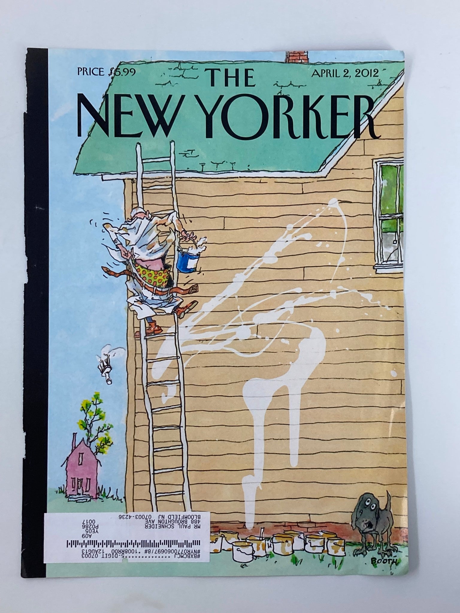 COVER ONLY The New Yorker April 2 2012 Rite of Spring by George Booth