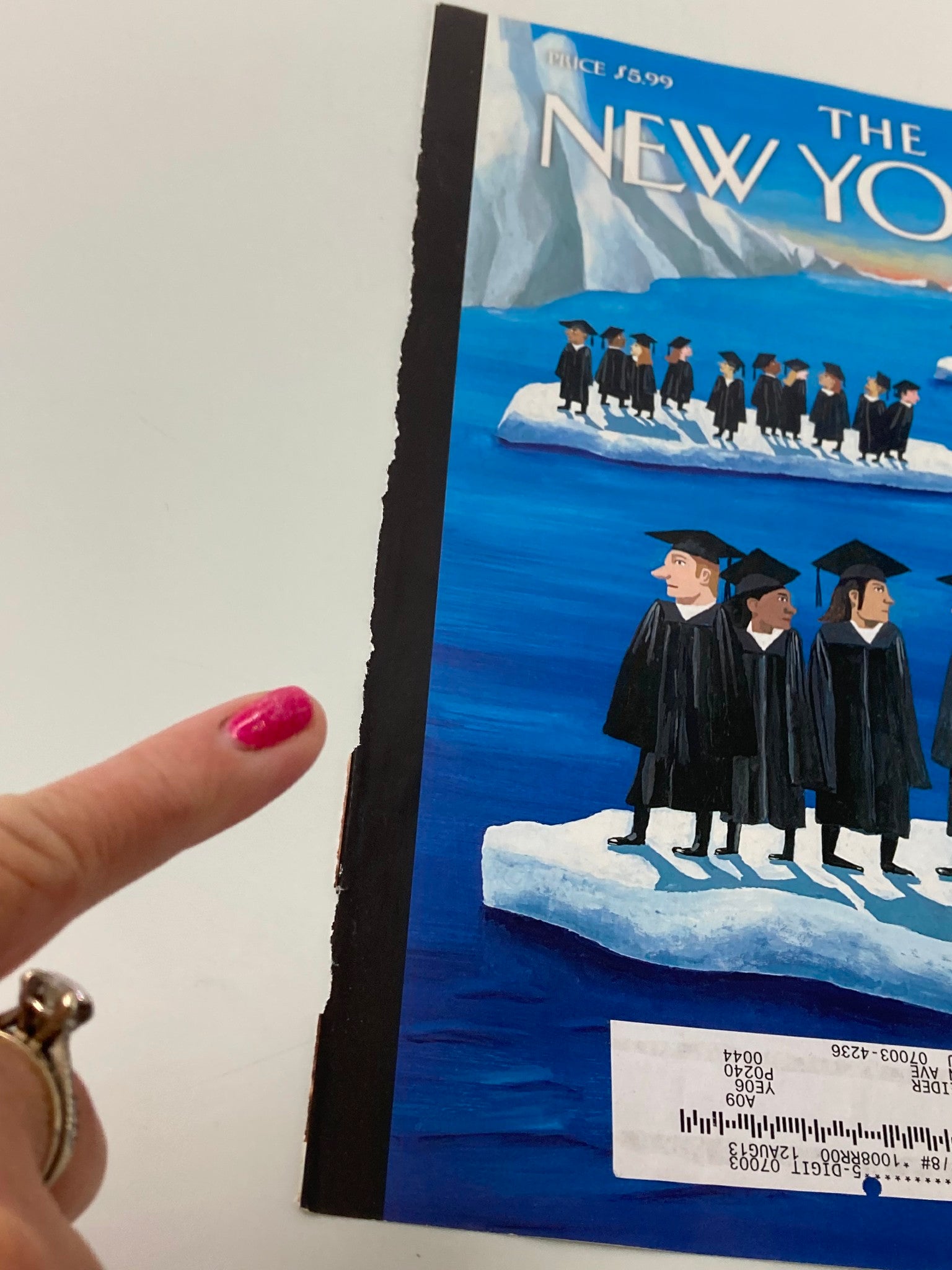 COVER ONLY The New Yorker May 28 2012 Cold Graduation by Mark Ulriksen