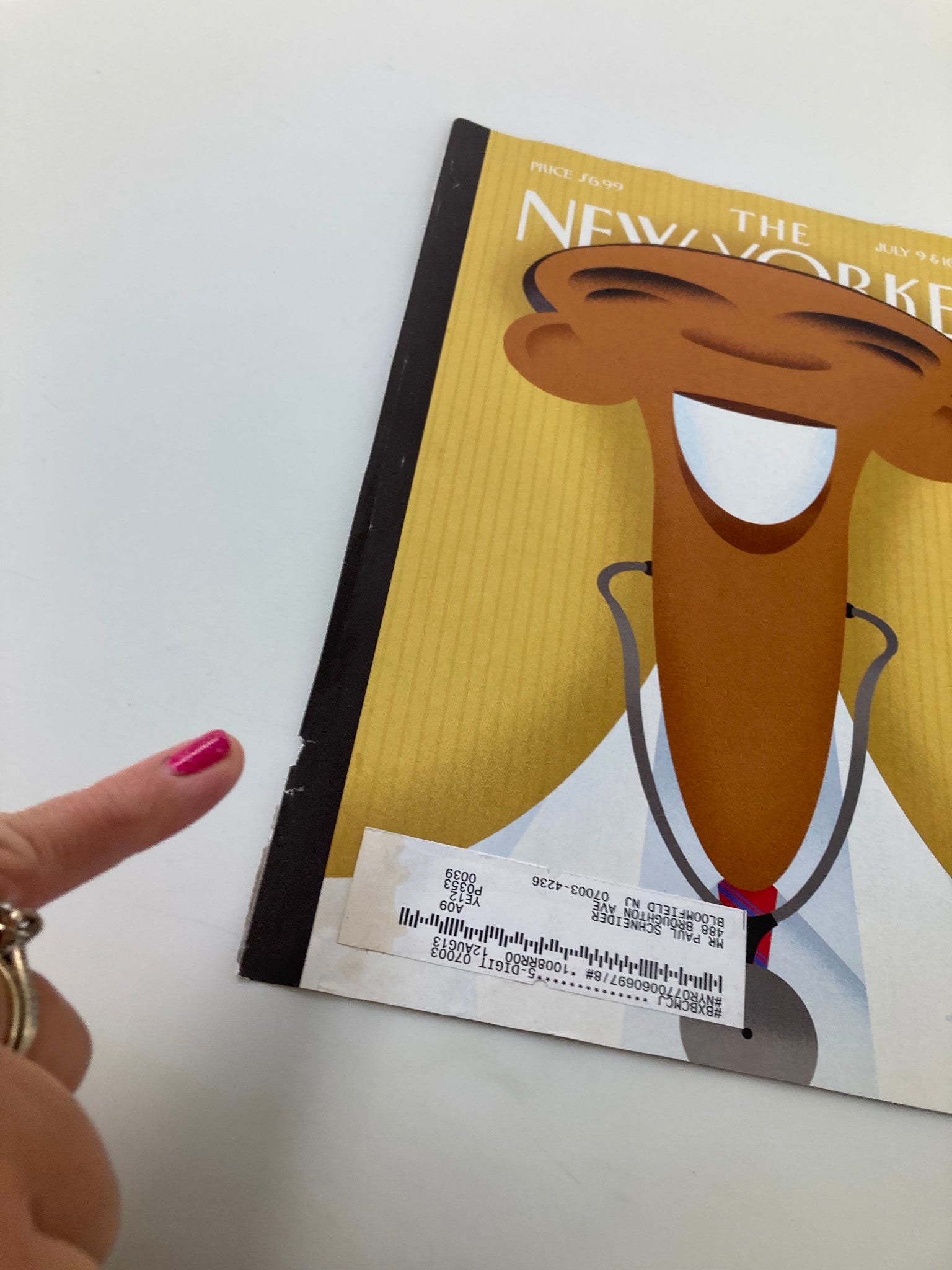 COVER ONLY The New Yorker July 9 & 16 2012 In Good Health by Bob Staake