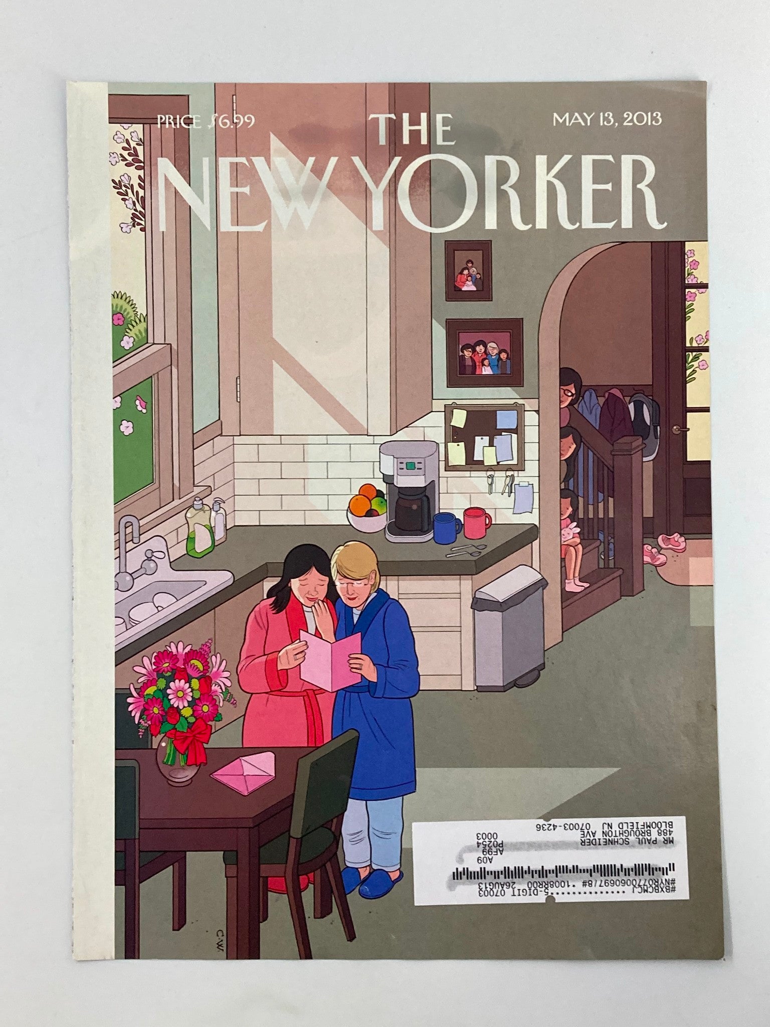 COVER ONLY The New Yorker May 13 2013 Theme Cover Mother's Day by Chris Ware