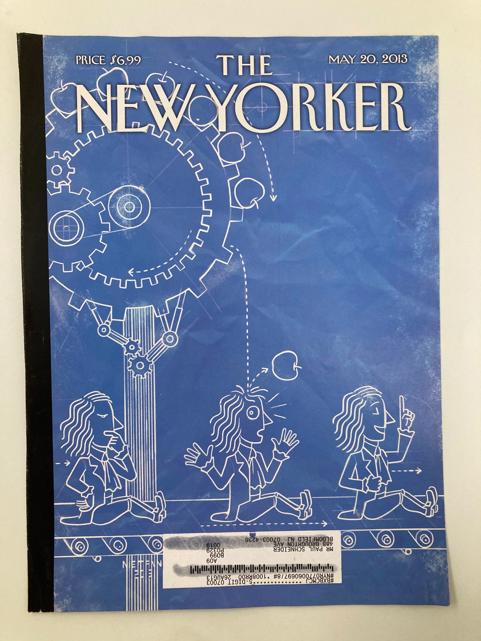 COVER ONLY The New Yorker May 20 2013 Theme Cover Eureka by Christoph Niemann