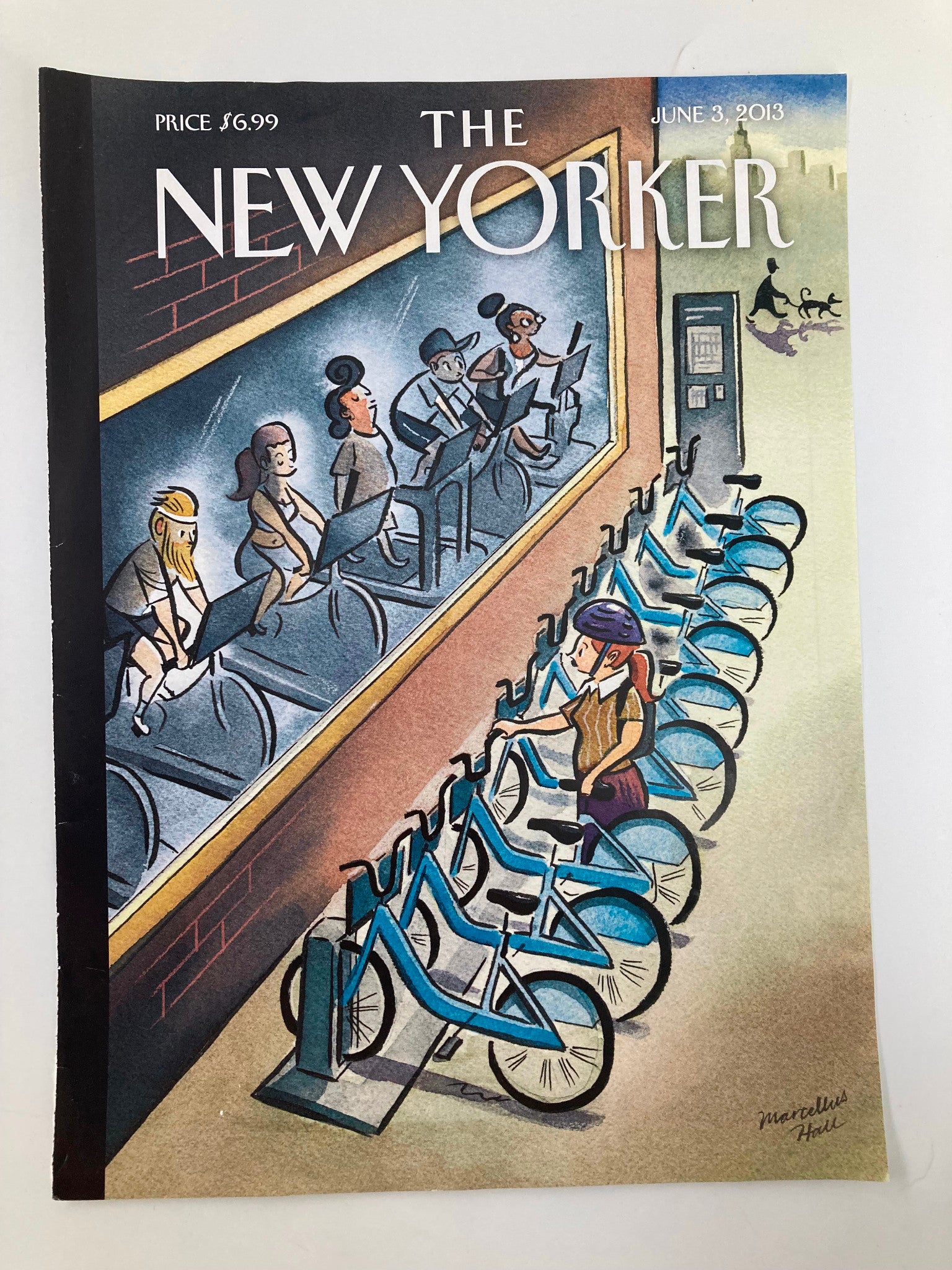 COVER ONLY The New Yorker June 3 2013 Urban Cycles by Marcellus Hall No Label