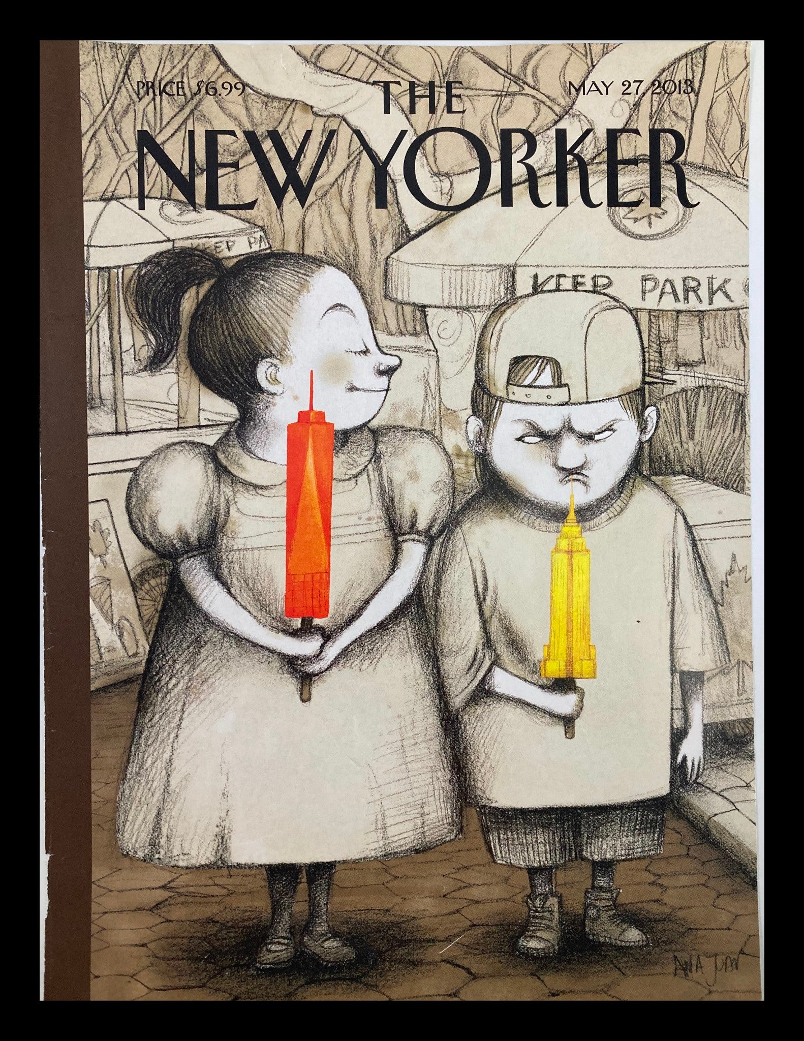 COVER ONLY The New Yorker May 27 2013 Defiance by Ana Juan No Label