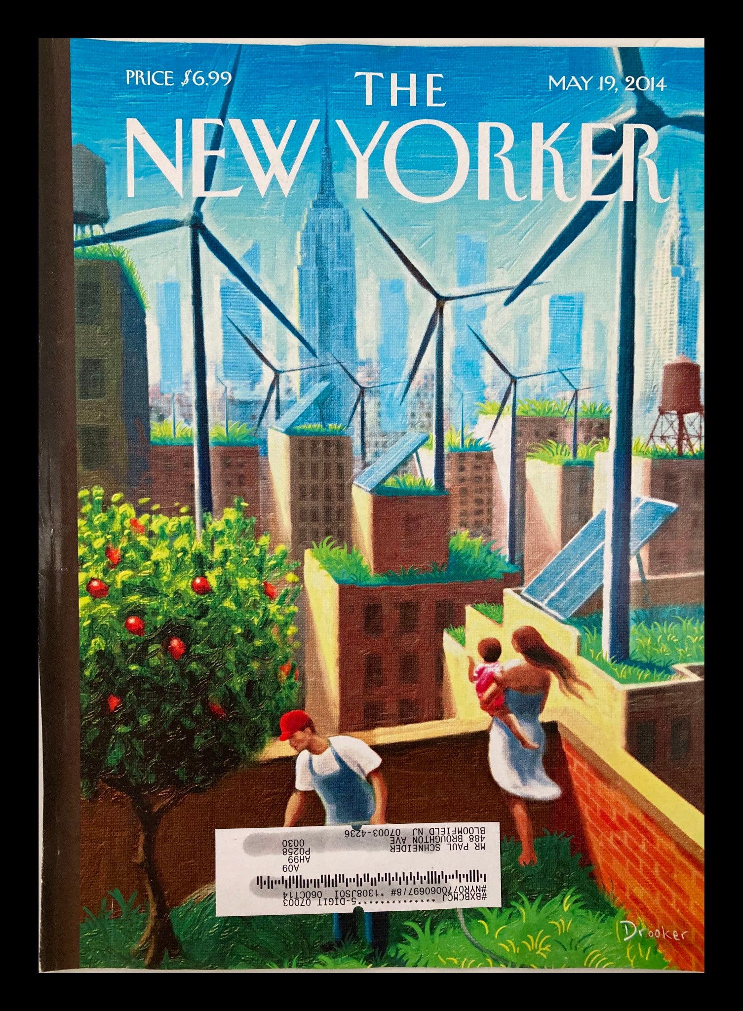 COVER ONLY The New Yorker May 19 2014 The Innovators by Eric Drooker