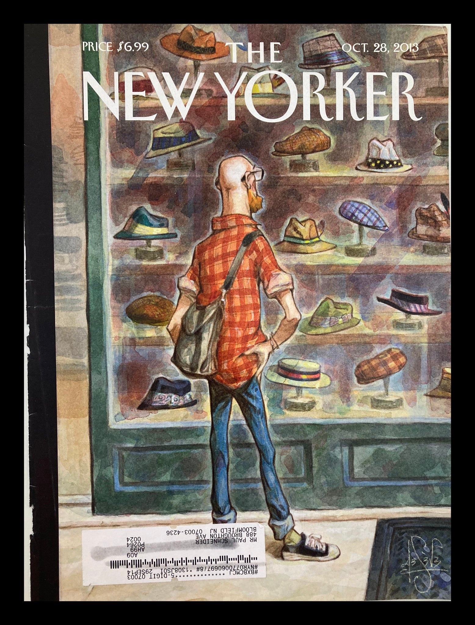 COVER ONLY The New Yorker October 28 2013 Top Choice by Peter de Seve