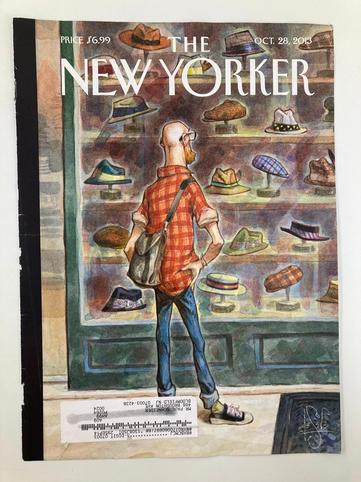 COVER ONLY The New Yorker October 28 2013 Top Choice by Peter de Seve