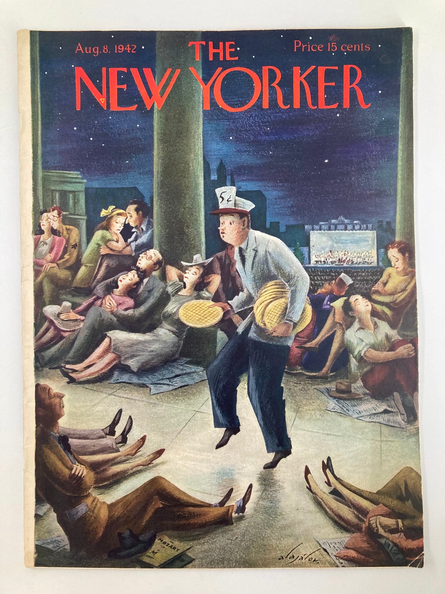 The New Yorker Magazine August 8 1942 5 Cents a Pancake by Constantin Alajalov