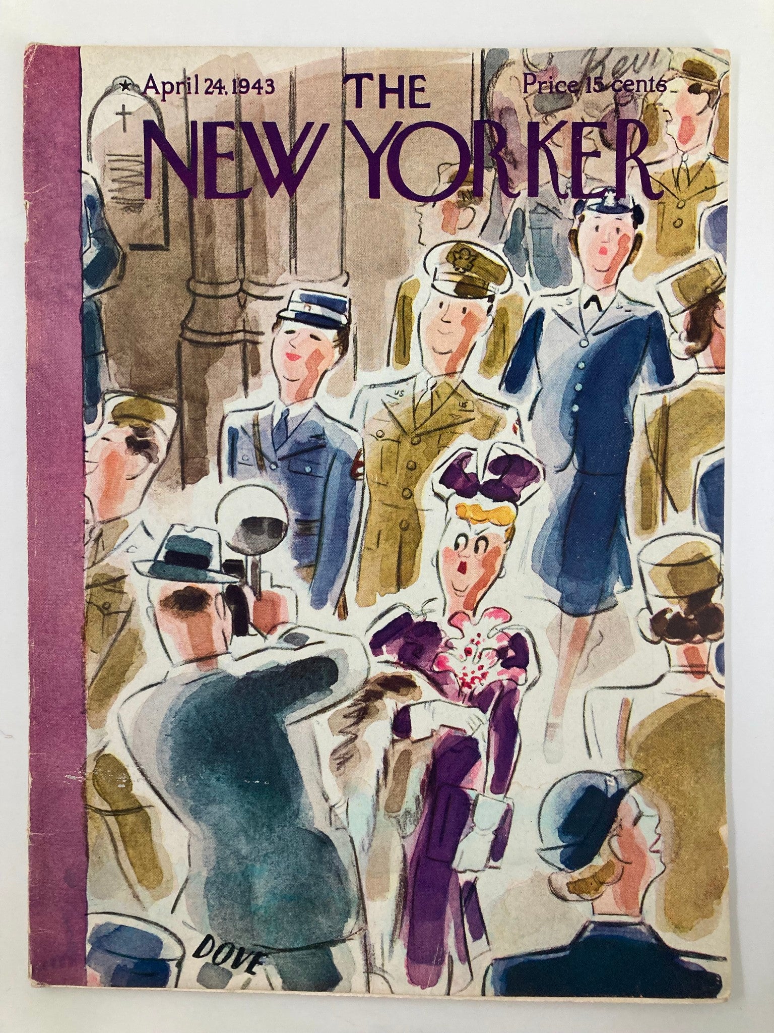 The New Yorker Magazine April 24 1943 Weird Snaps by Leonard Dove No Label