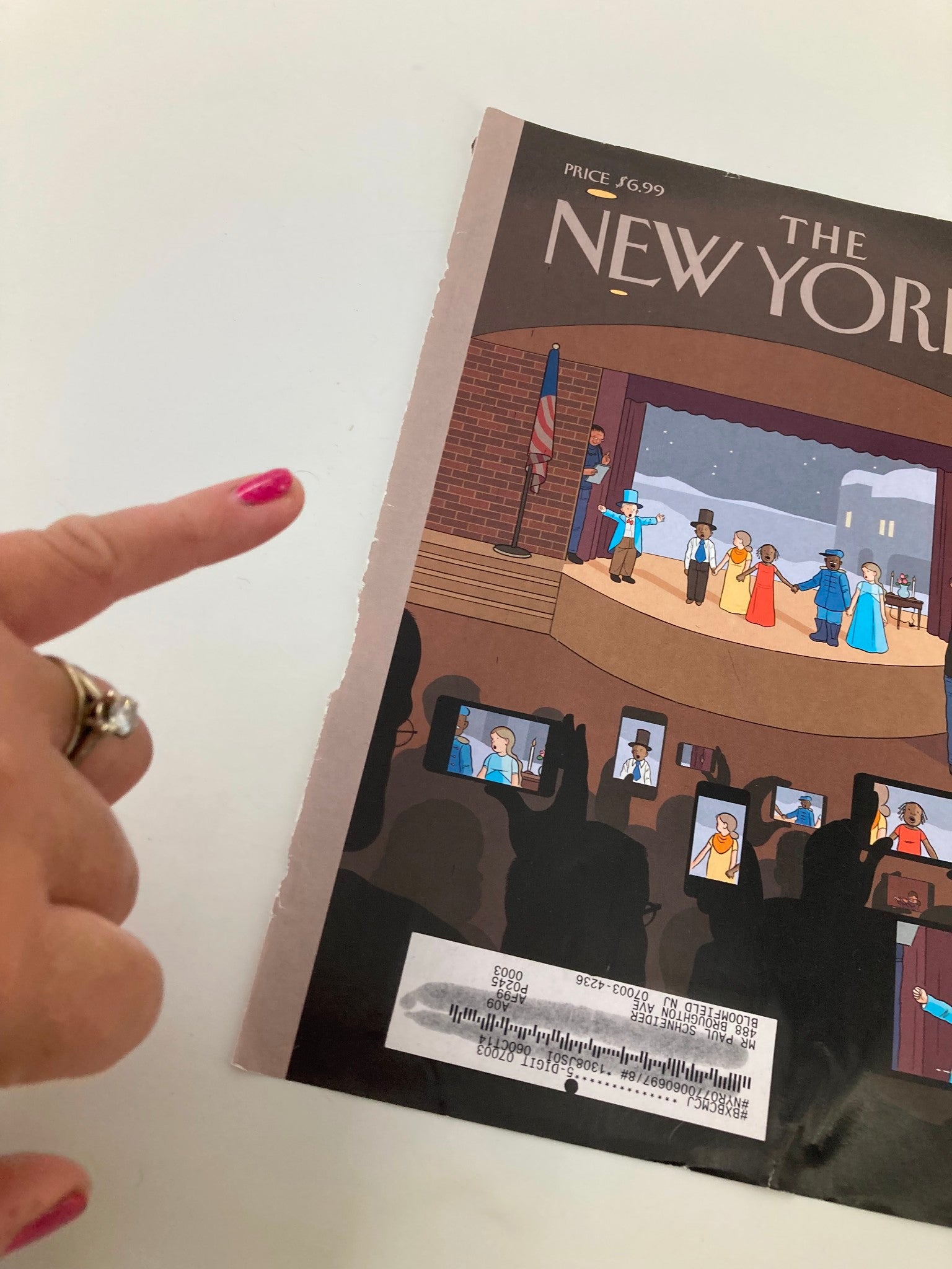 COVER ONLY The New Yorker January 6 2014 All Together Now by Chris Ware