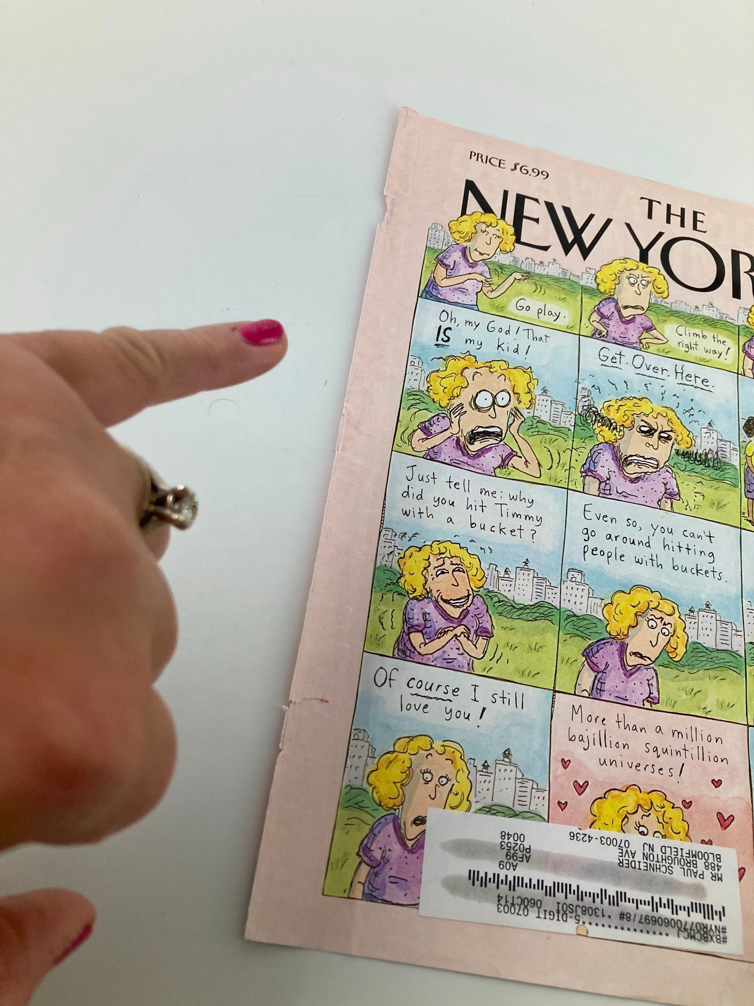 COVER ONLY The New Yorker May 12 2014 Theme Cover Mother's Day by Roz Chast