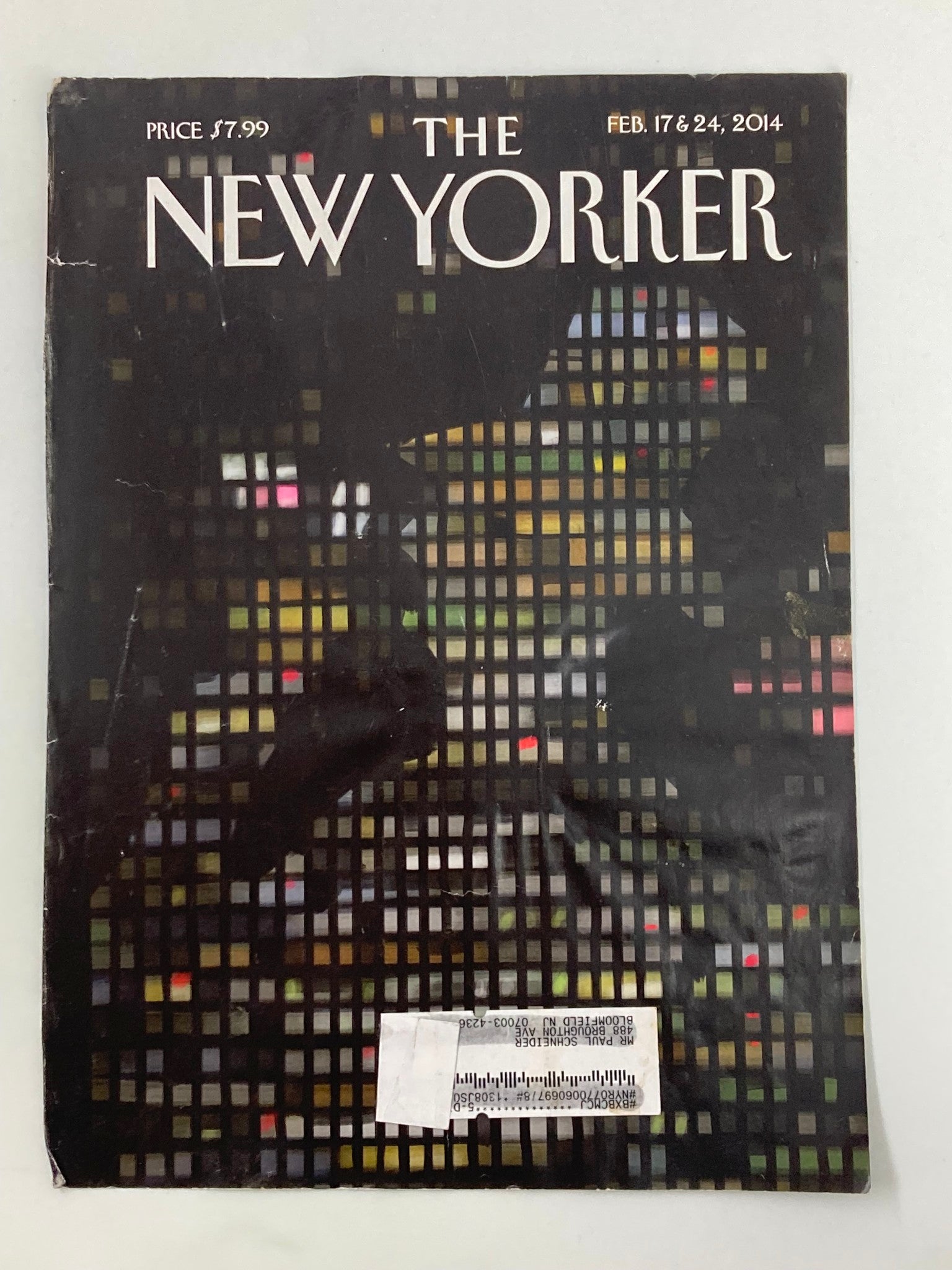 COVER ONLY The New Yorker February 17 2014 Unmodern Millie by Jorge Colombo