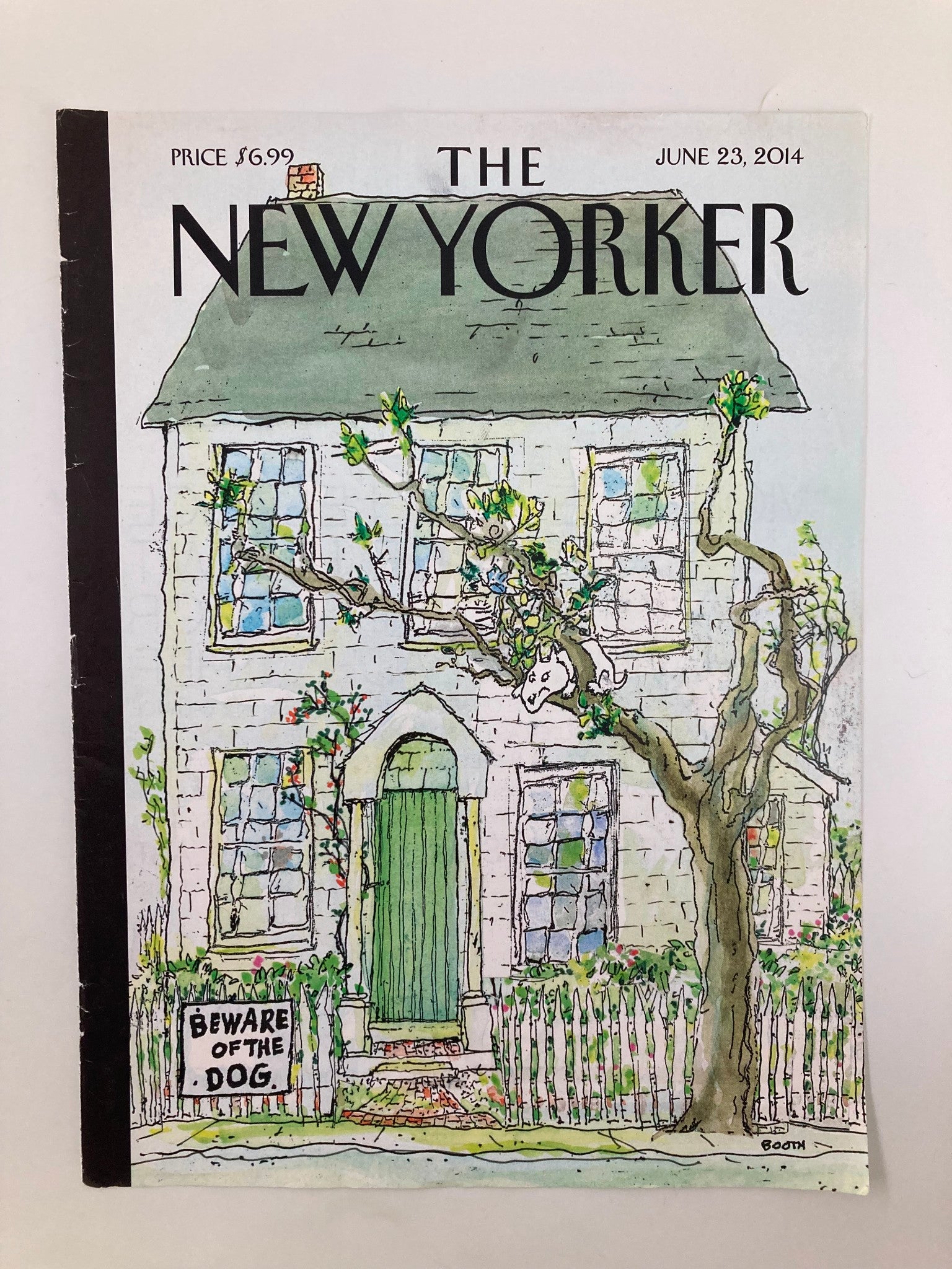 COVER ONLY The New Yorker June 23 2014 Brooklyn Three Sisters Dog by G. Booth