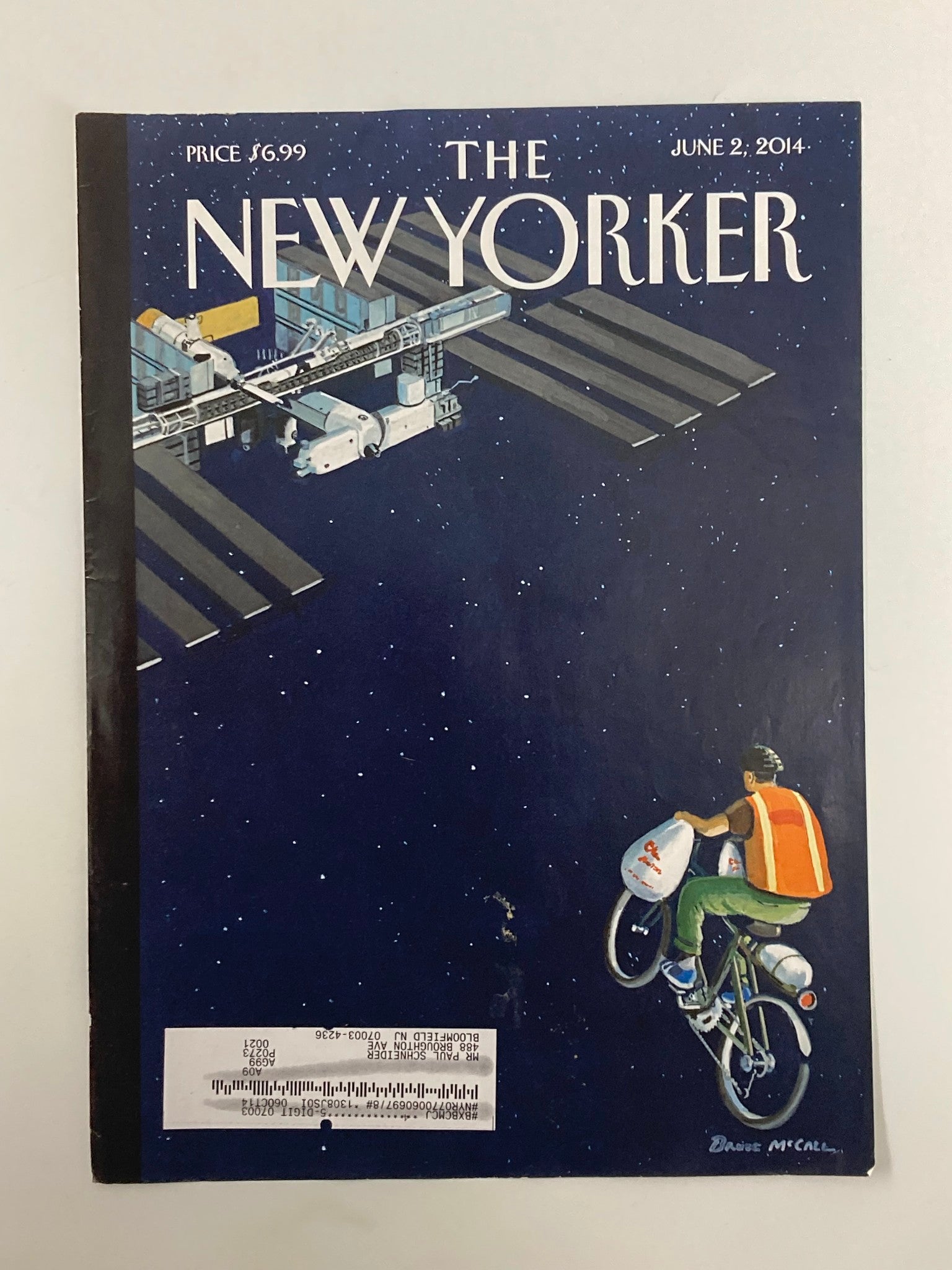 COVER ONLY The New Yorker June 2 2014 Theme Cover Free Delivery by Bruce McCall