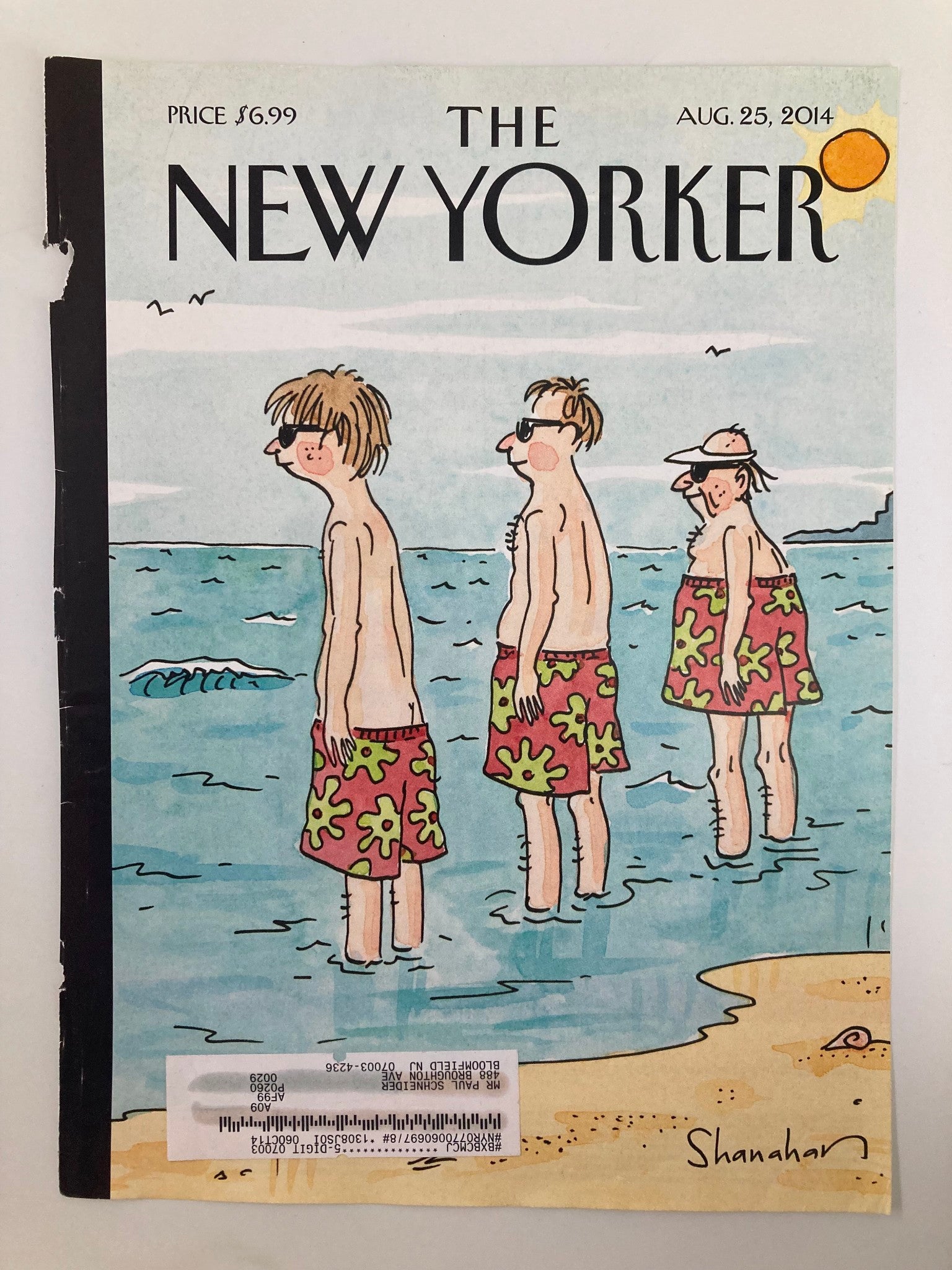 COVER ONLY The New Yorker August 25 2014 Trunk Show by Danny Shanahan