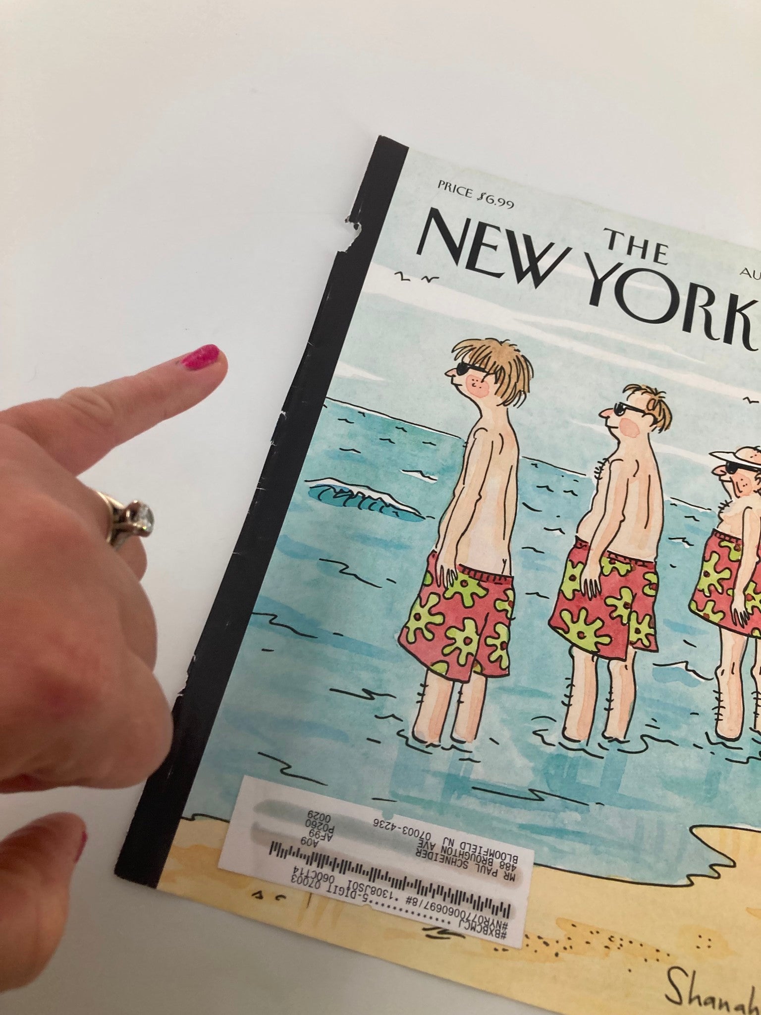 COVER ONLY The New Yorker August 25 2014 Trunk Show by Danny Shanahan