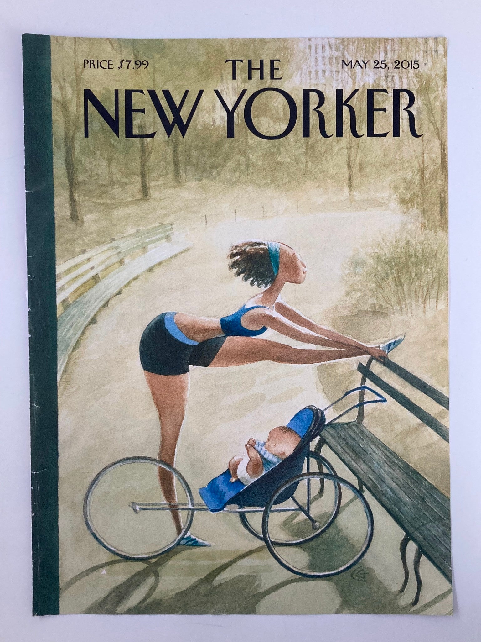 COVER ONLY The New Yorker May 25 2015 Theme Cover Early Start by Carter Goodrich