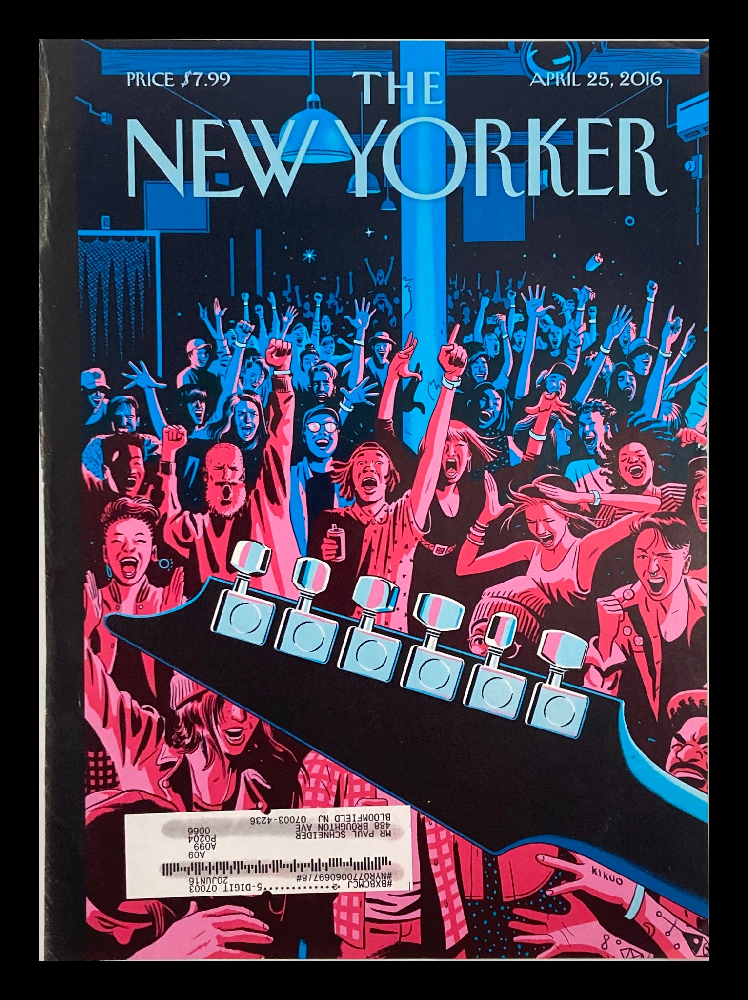 COVER ONLY The New Yorker April 25 2016 Closing Set by R. Kikou Johnson