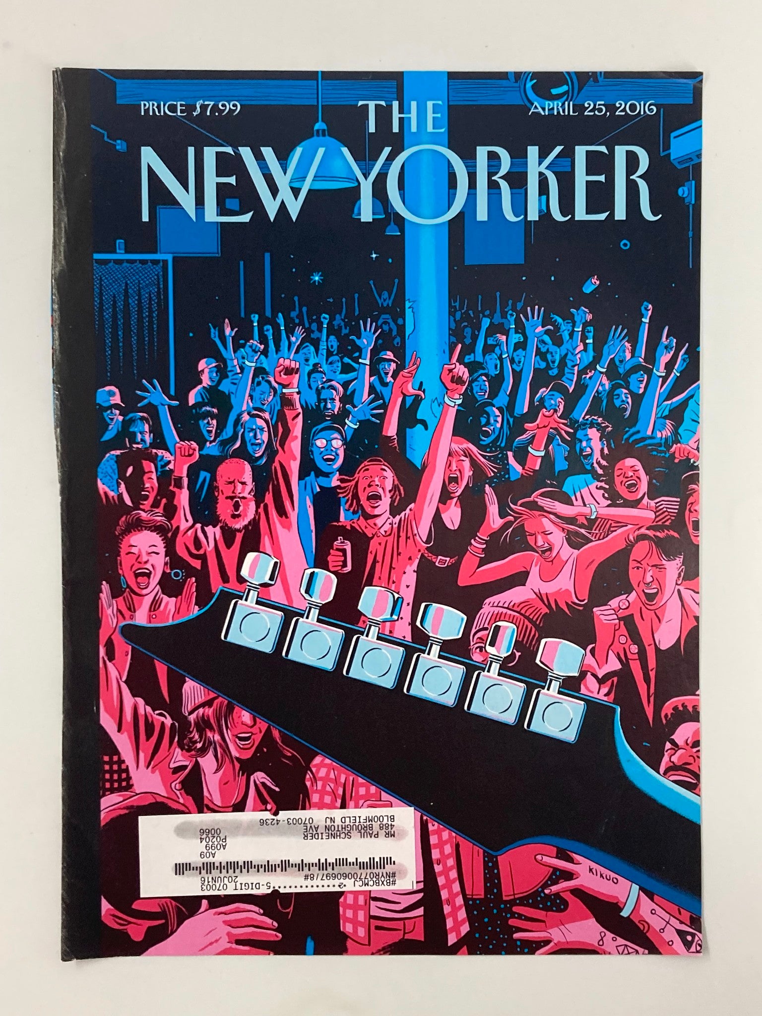 COVER ONLY The New Yorker April 25 2016 Closing Set by R. Kikou Johnson