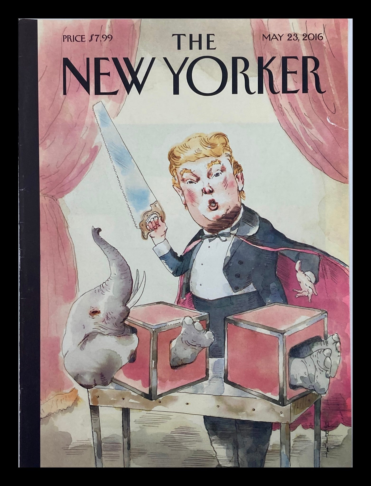 COVER ONLY The New Yorker May 23 2016 Donald Trump by Barry Blitt No Label