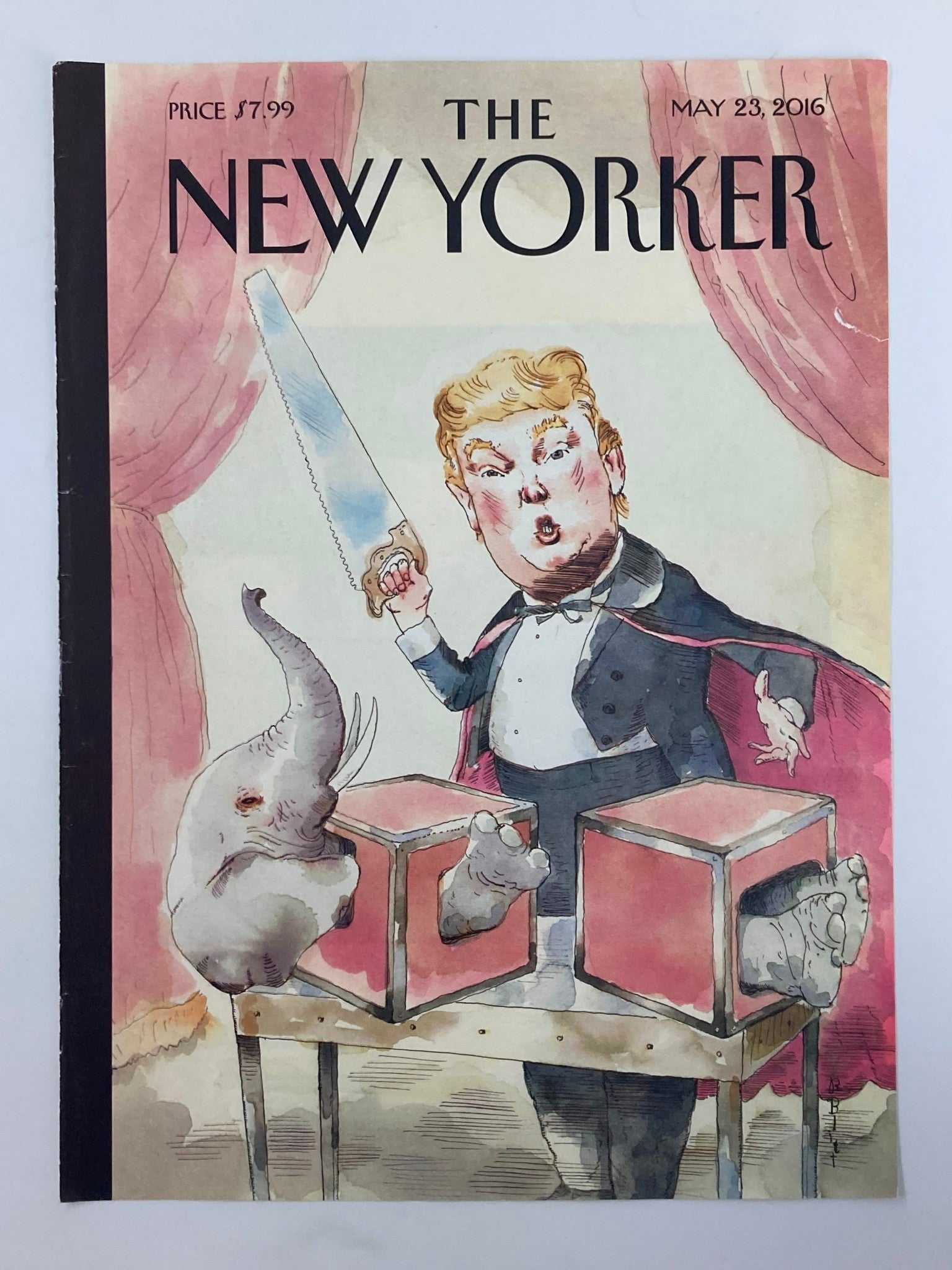 COVER ONLY The New Yorker May 23 2016 Donald Trump by Barry Blitt No Label