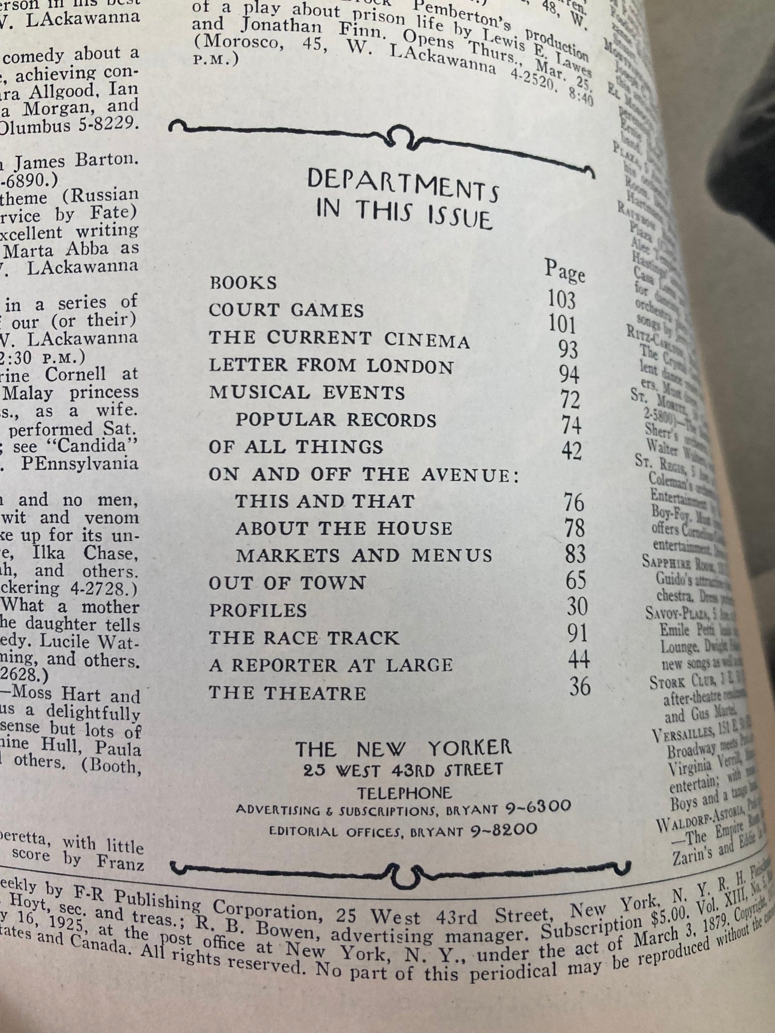 The New Yorker Magazine March 20 1937 Garden Show by Roger Duvoisin No Label