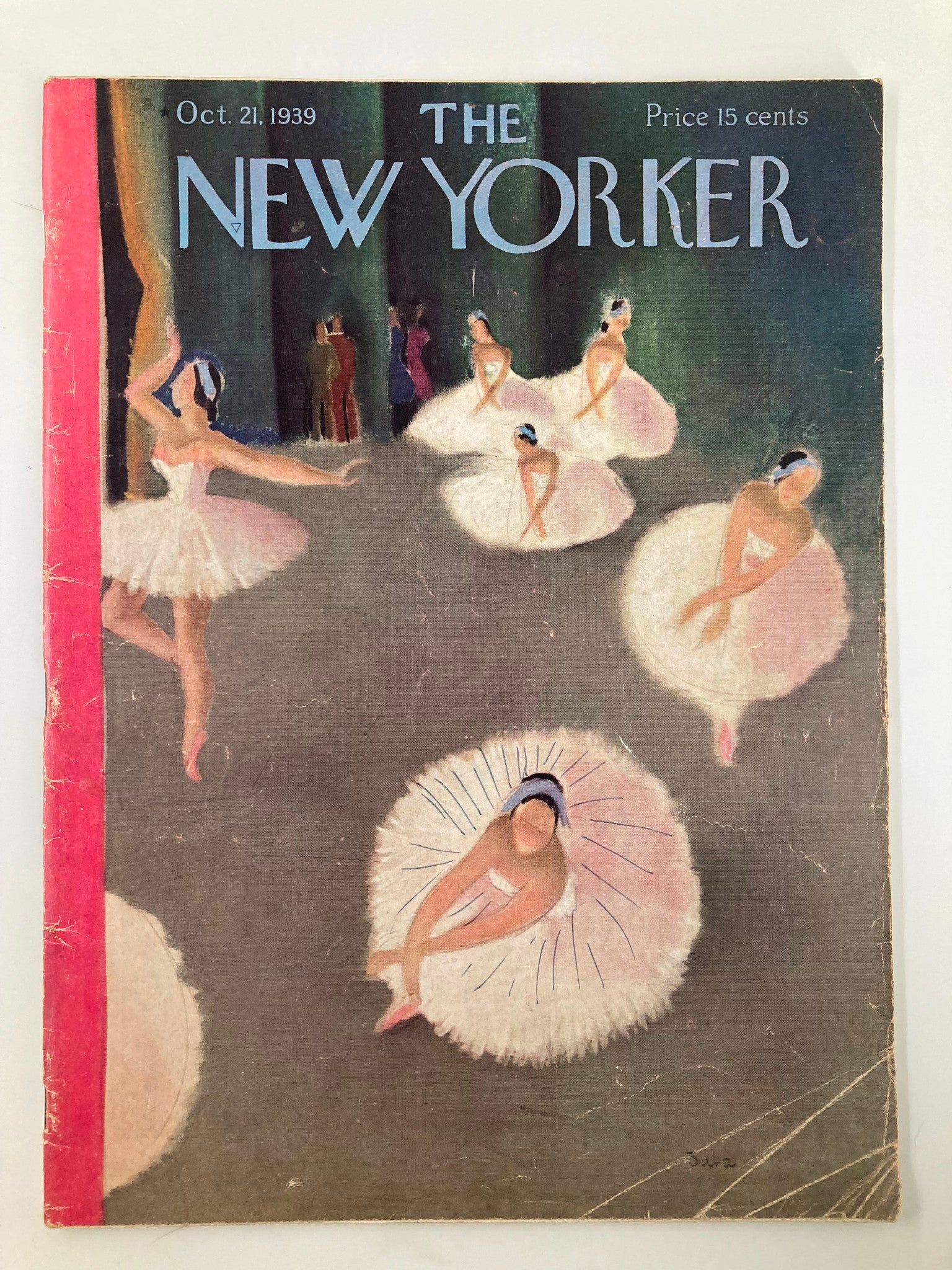 The New Yorker Magazine October 21 1939 Ballerinas Ballet by Susan Suba No Label