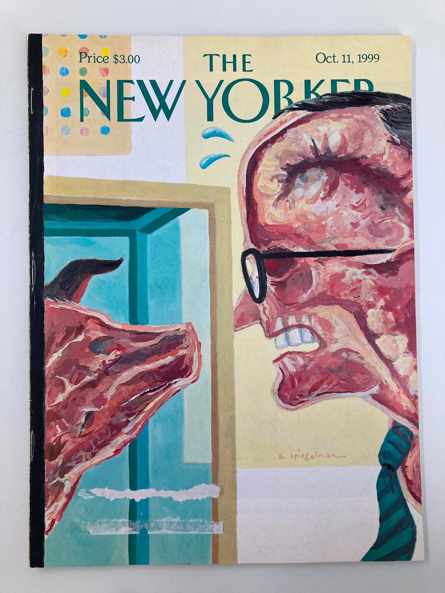 The New Yorker Magazine October 11 1999 Open-Minded Mayor by Art Spiegelman