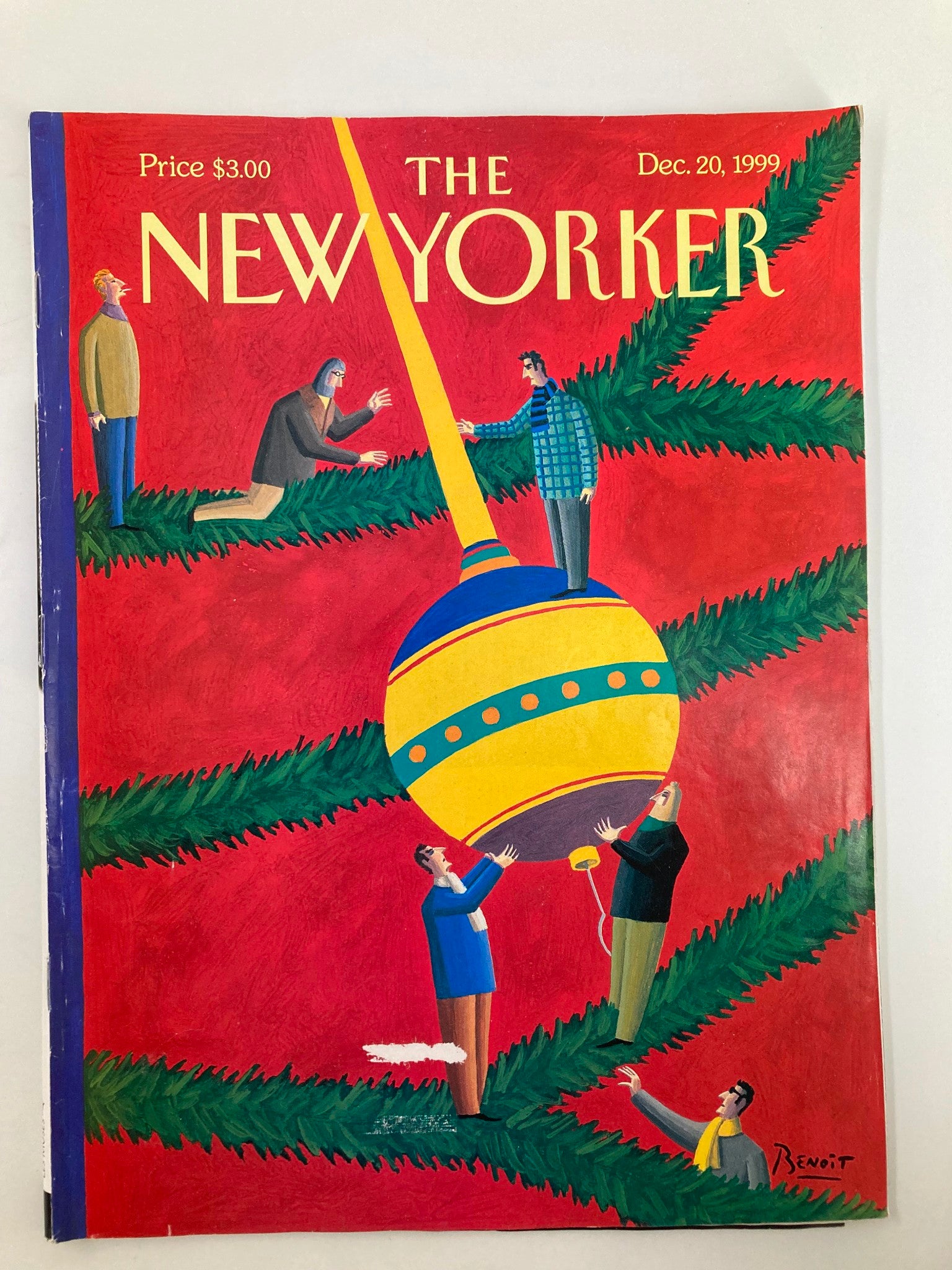 The New Yorker Magazine December 20 1999 Installation by Benoit van Innis