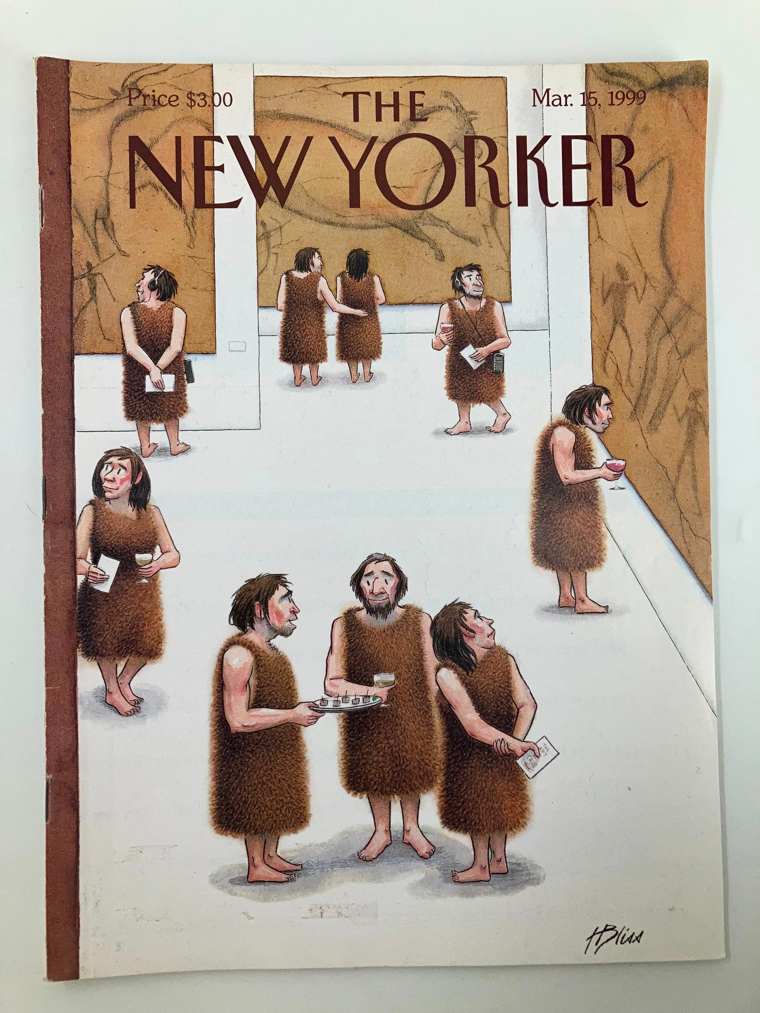 The New Yorker Magazine March 15 1999 Cave Opening by Harry Bliss