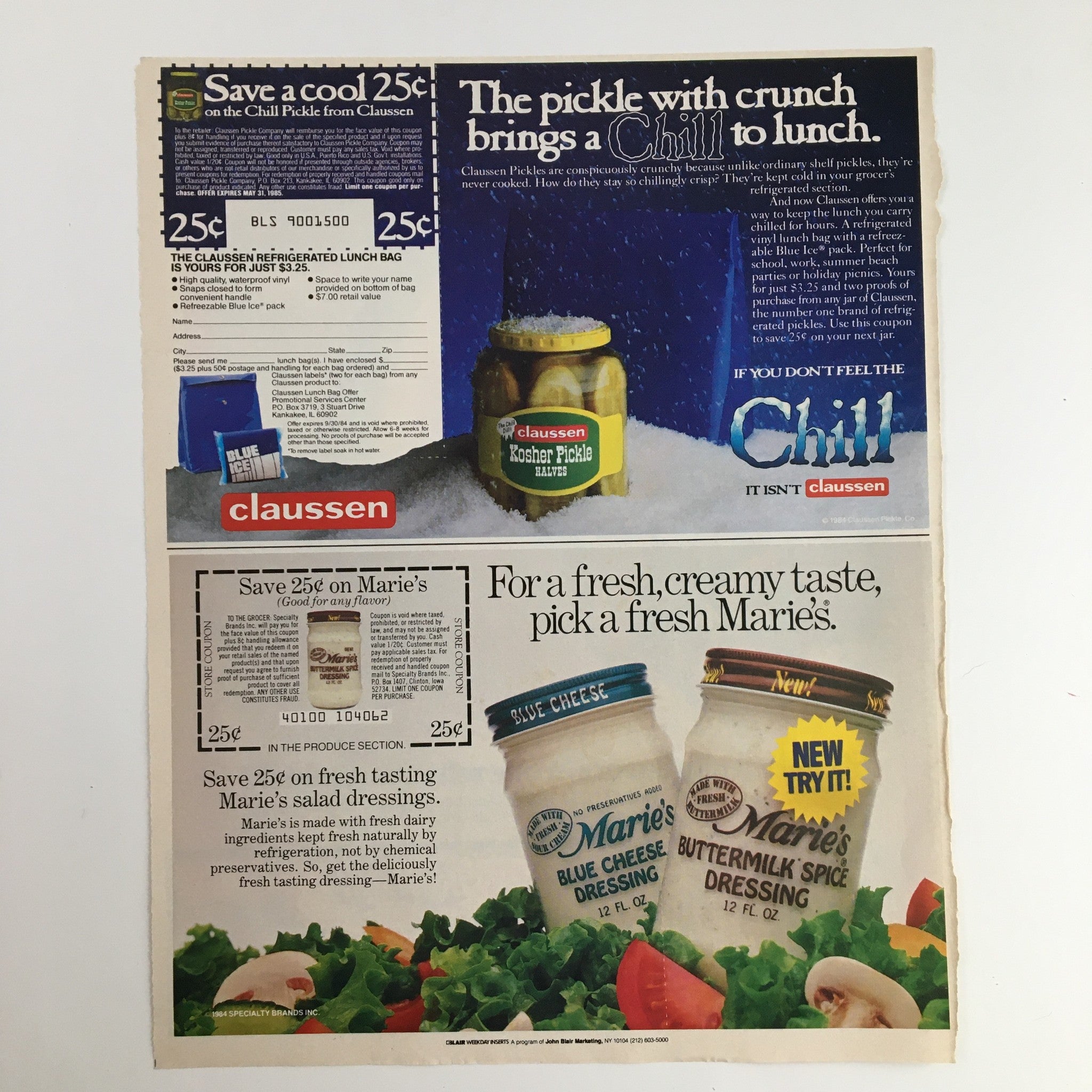 1984 Kool-Aid Rainbow Punch Circular Coupon Advertisement