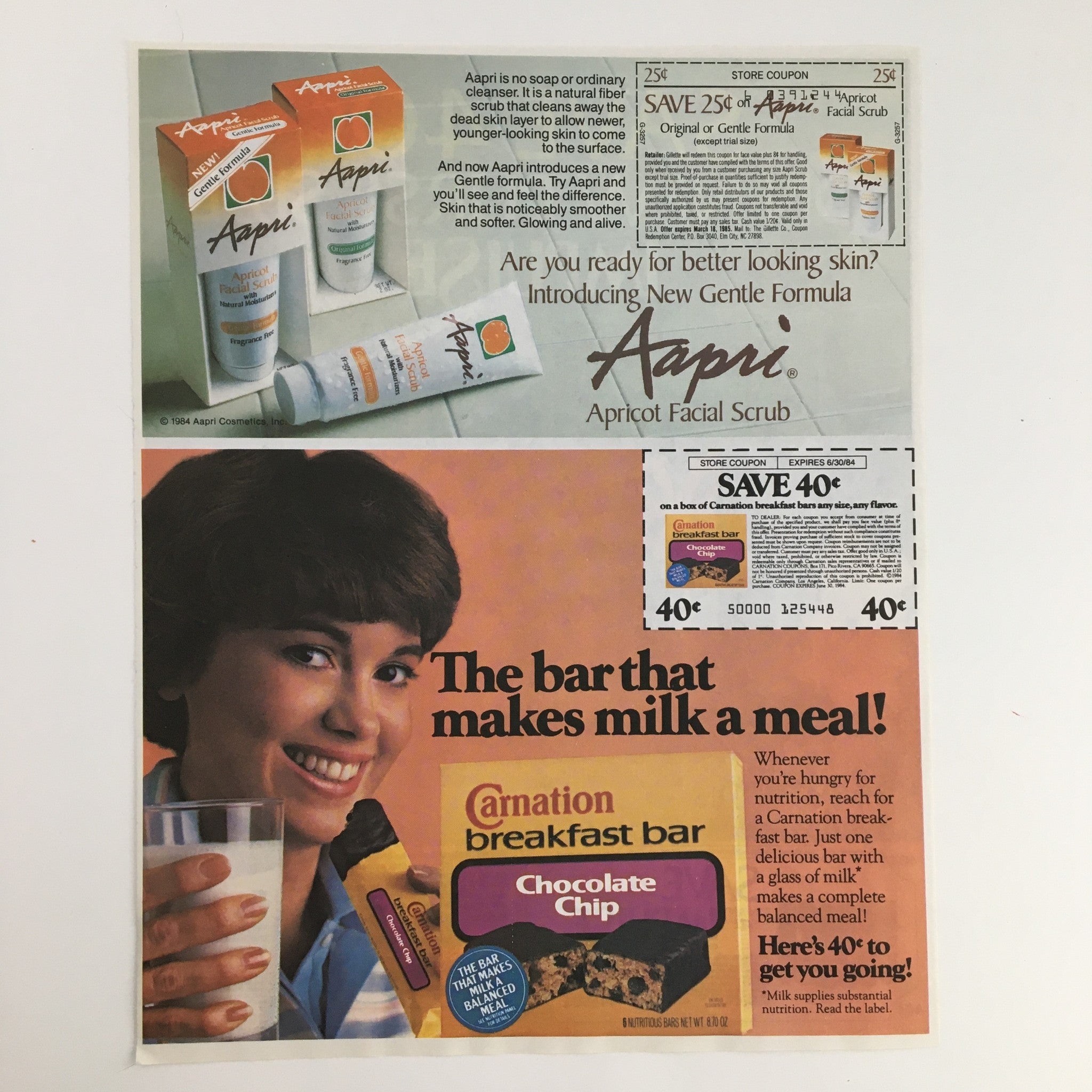 1984 Impulse Body Spray Perfume Deodorant Circular Coupon Advertisement